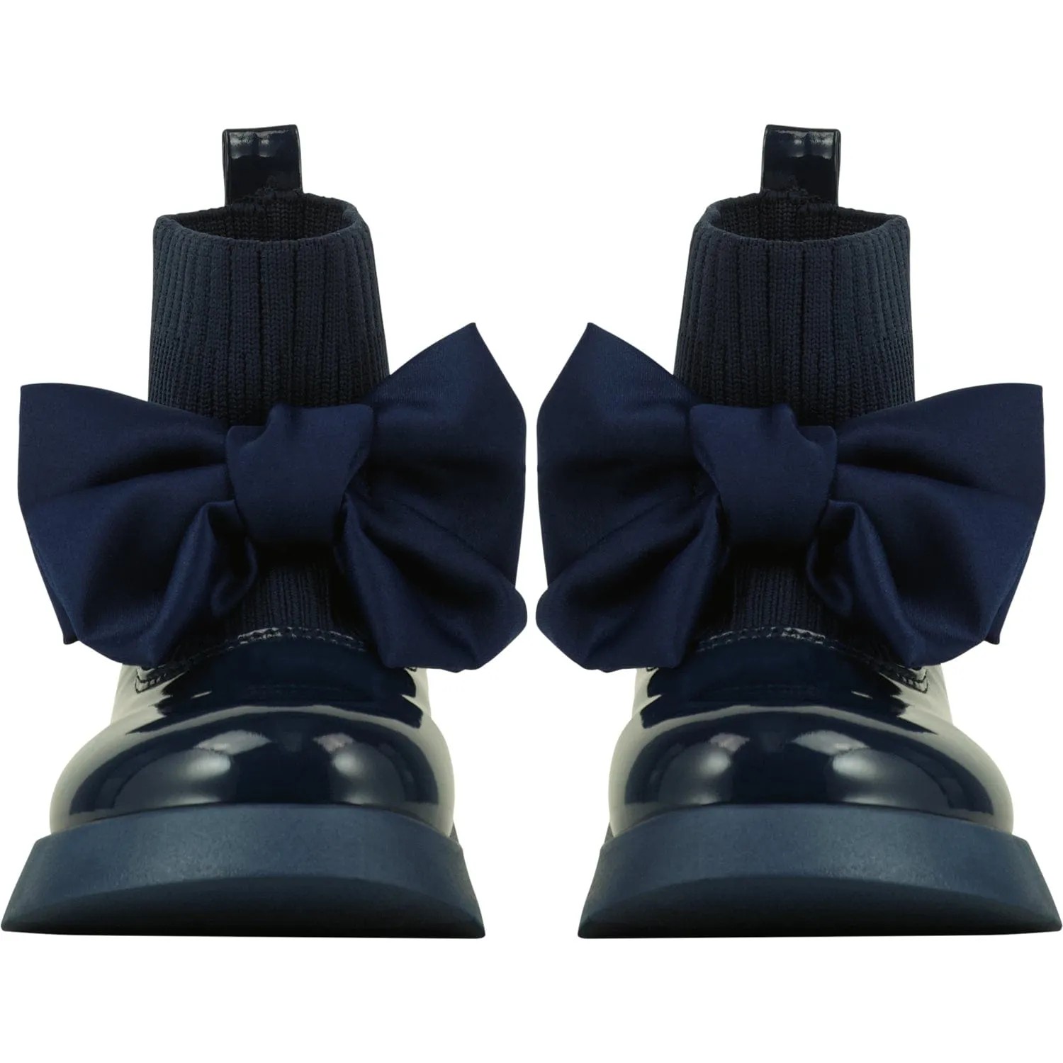 A DEE - Back To School Mary Jane Sock Wellington - Navy