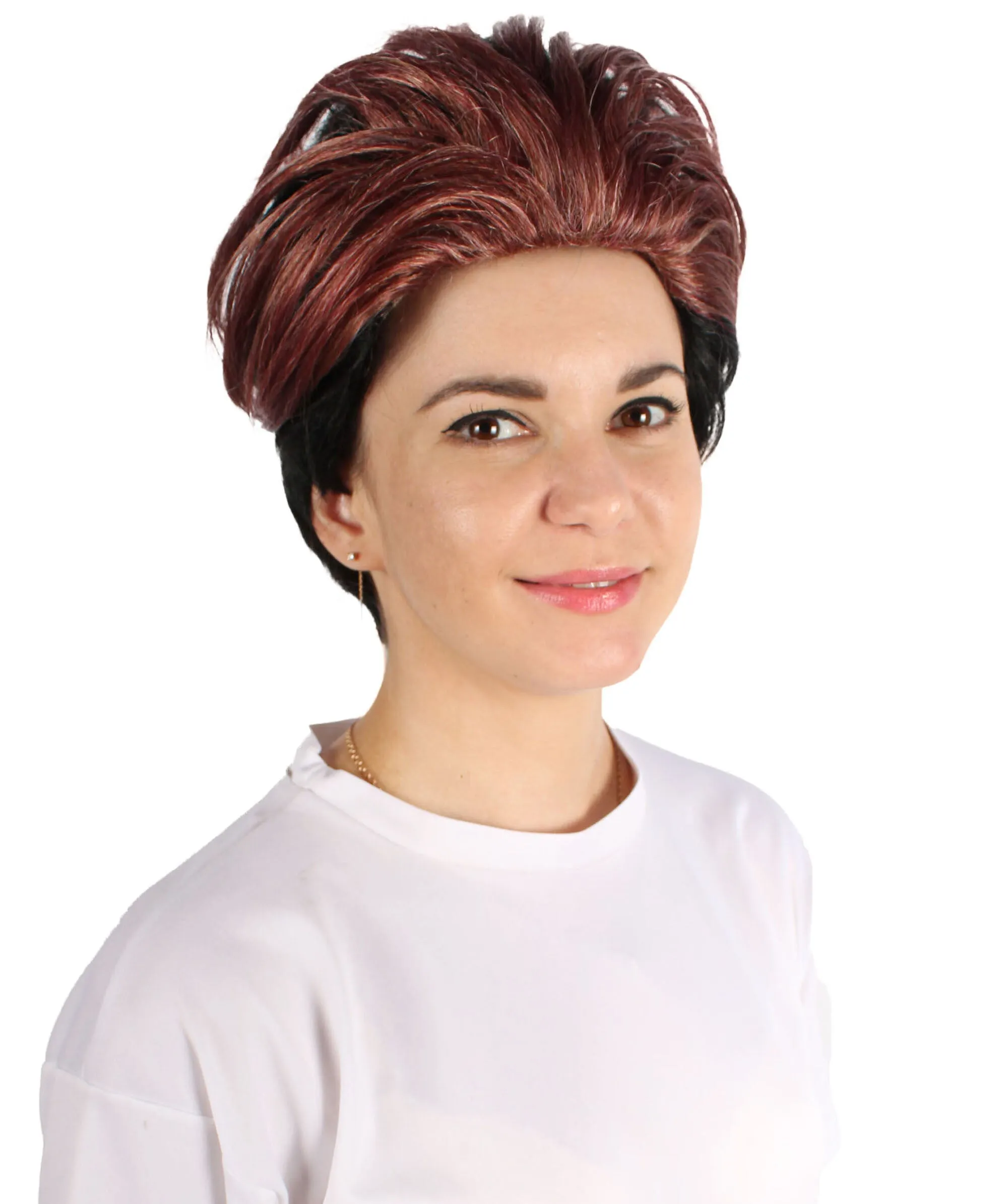 Adult Women's Movie Character Red Short Wig | Best for Halloween | Flame-retardant Synthetic Fiber