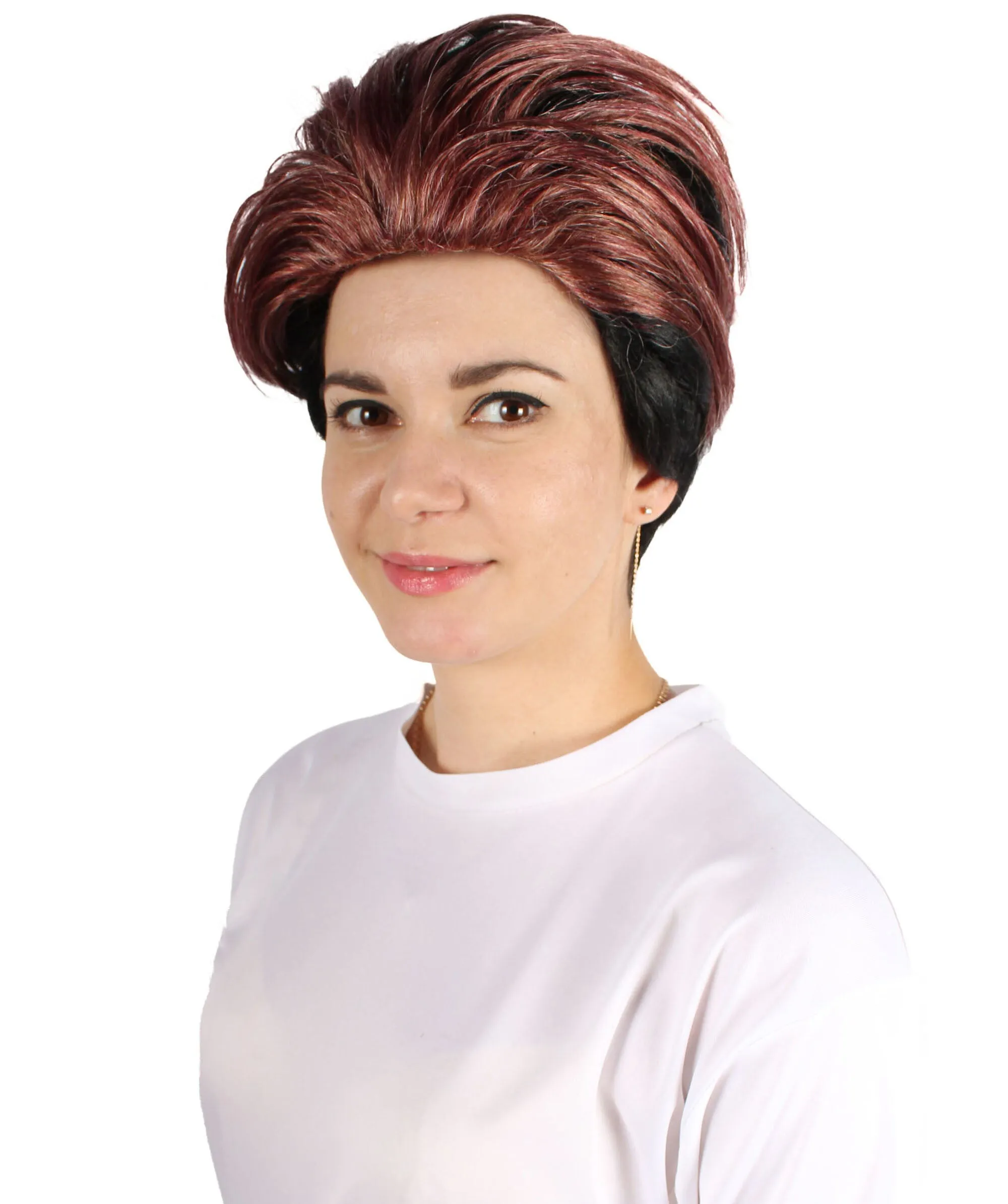 Adult Women's Movie Character Red Short Wig | Best for Halloween | Flame-retardant Synthetic Fiber