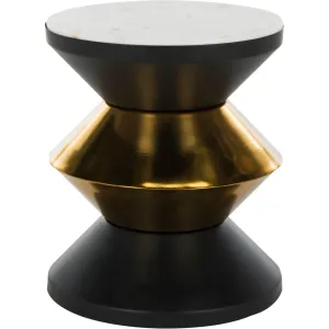 Azir Stone Top Side Table