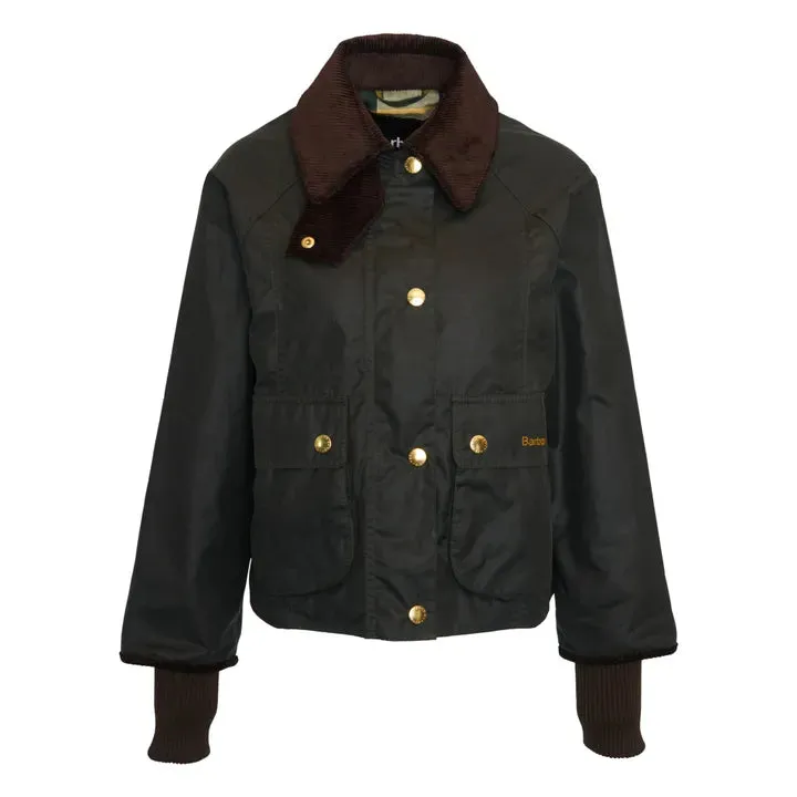 Barbour Cropped Beadnell Wax Jacket