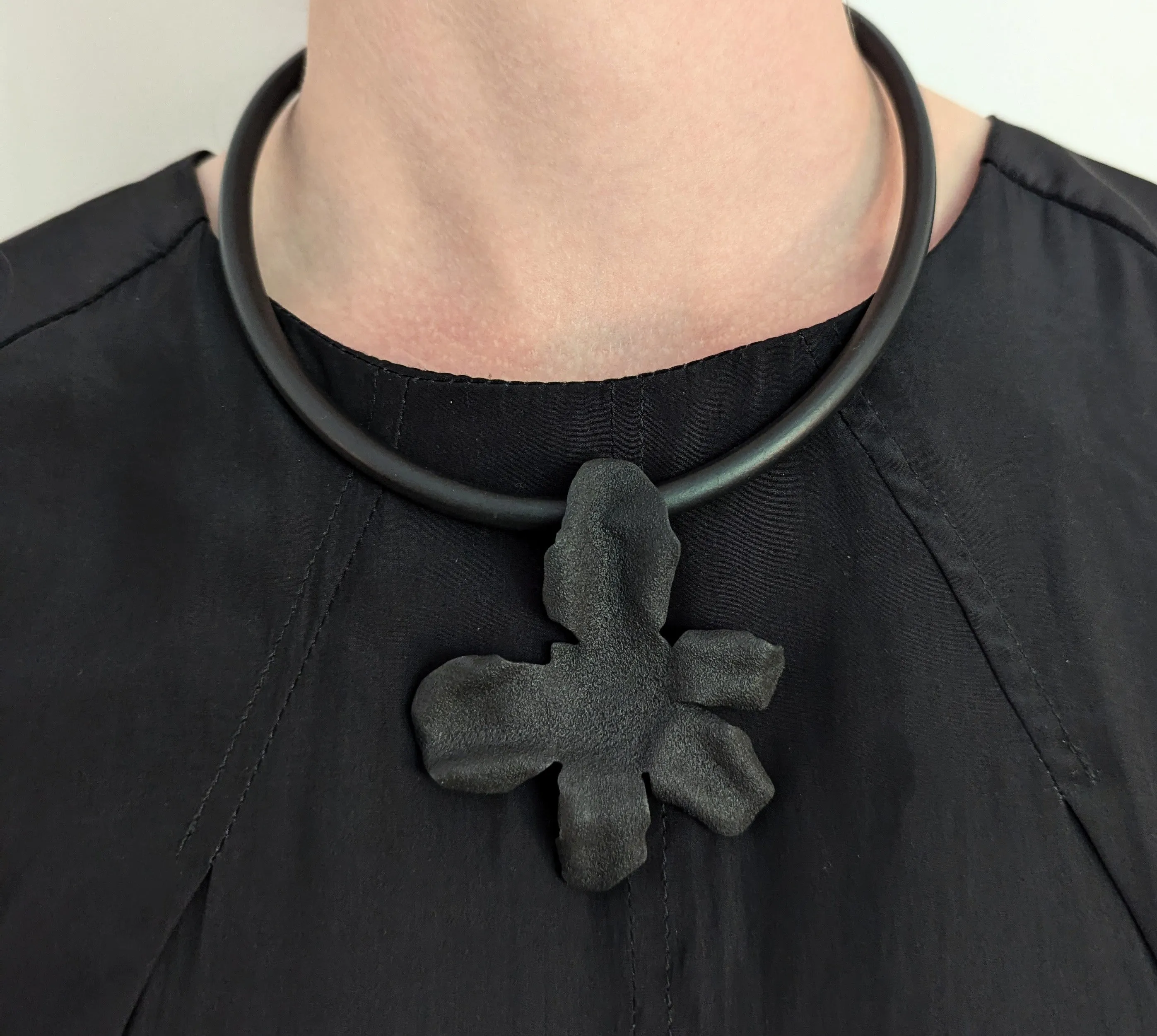 Black Orchid Necklace