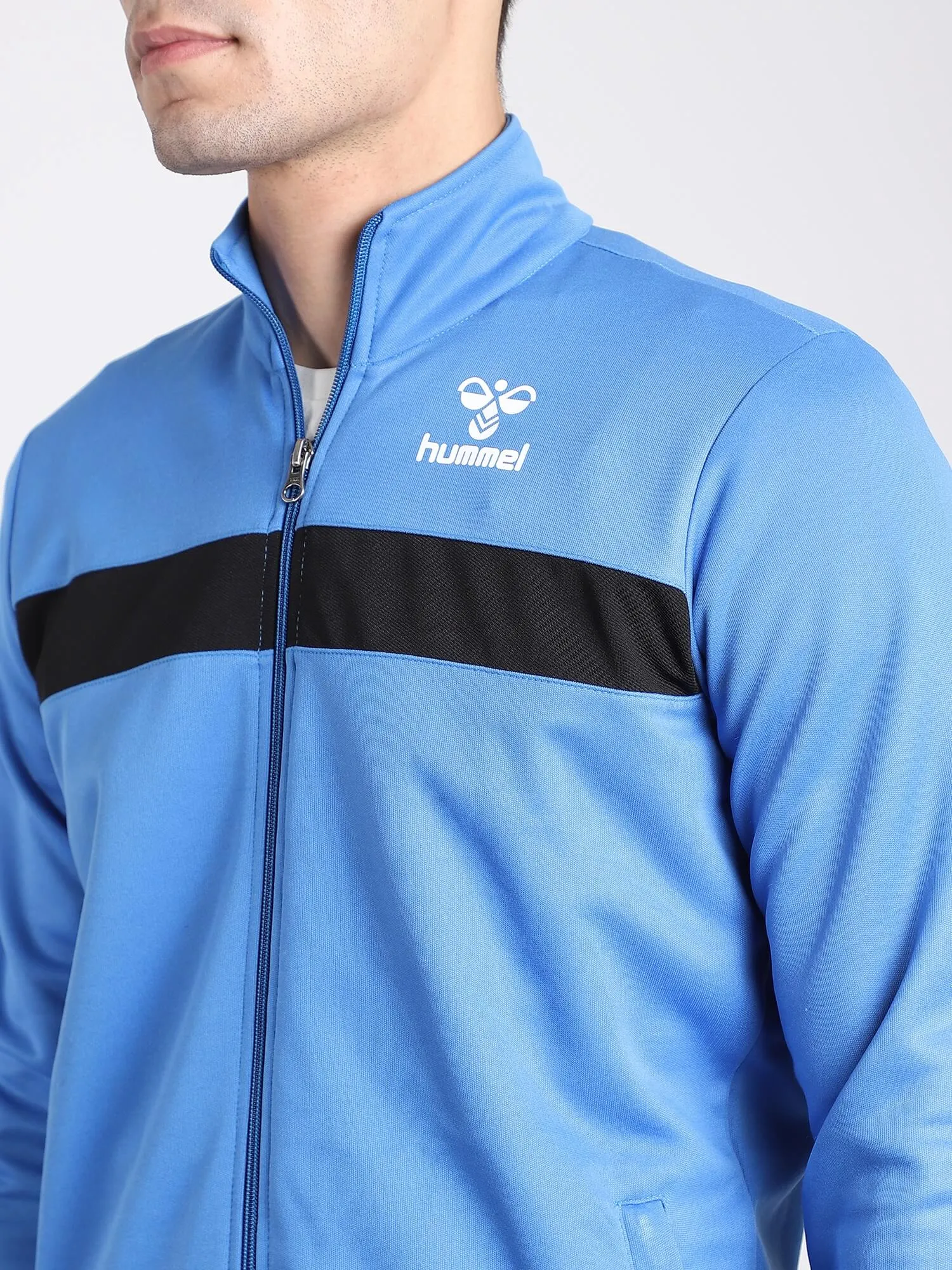 Blue Breeze Polyester Track Jacket