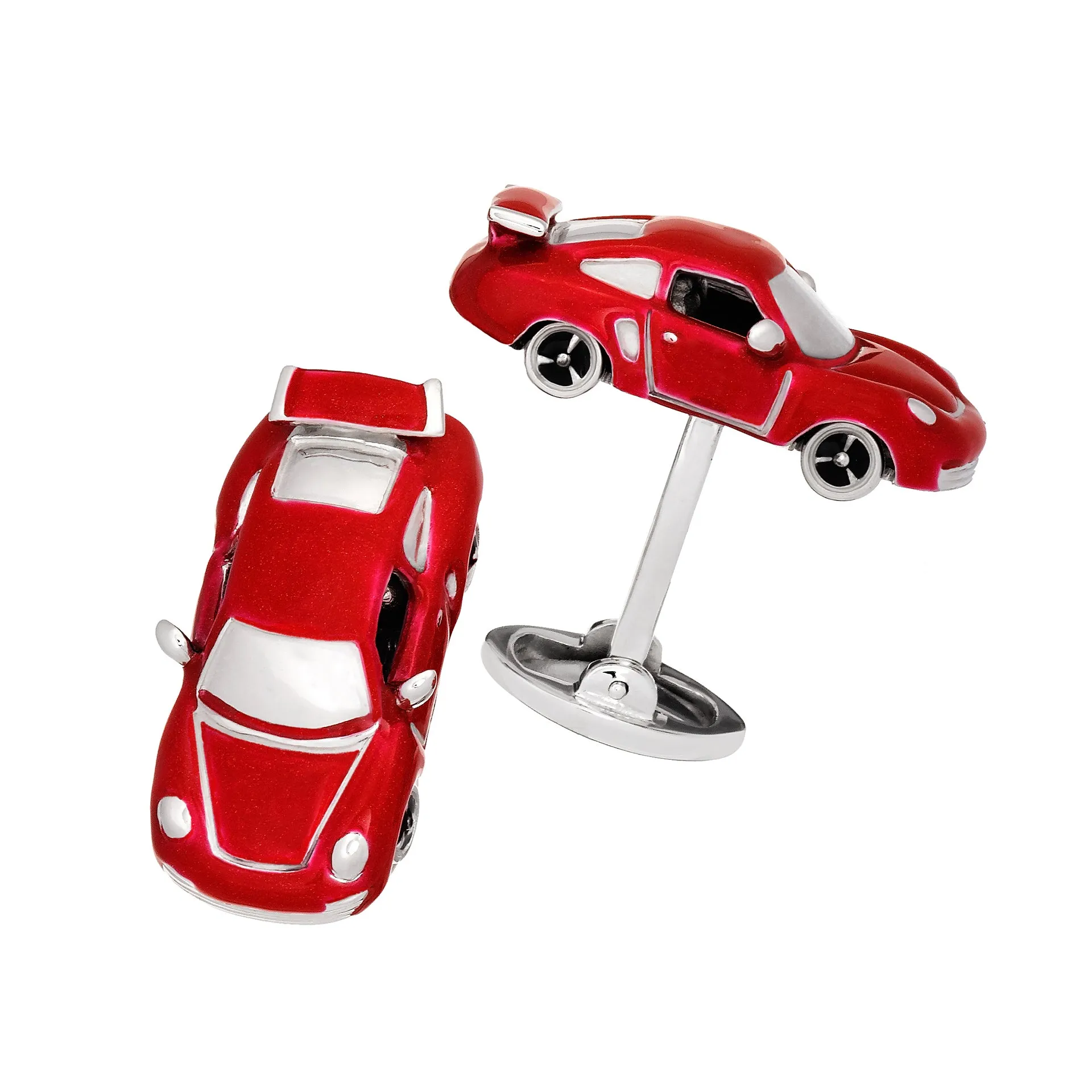 Car Sports Sterling Cufflinks