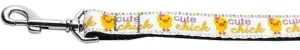 Cute Chick Nylon Ribbon Collars 1 wide 4ft Leash