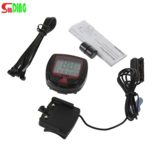 Cycling Computer Leisure 14-Functions Waterproof Odometer Speedometer With LCD Display Bike Speedometer Bicycle Cycling Computer