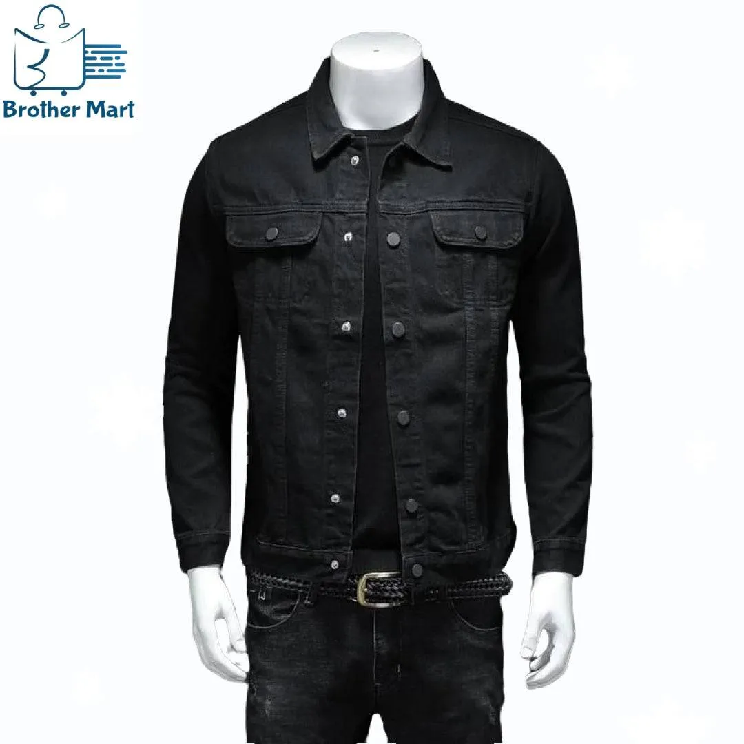 Denim Jeans Jacket for Men-Brothermart