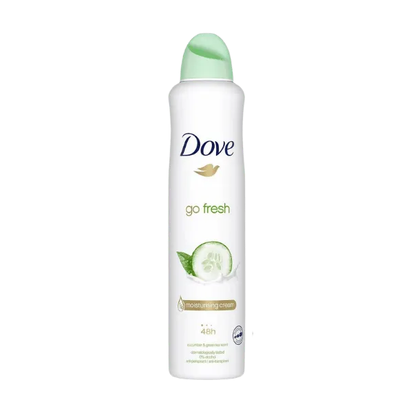 Dove Go Fresh 48h Cucumber & Green Tea Scent Deodorant Spray For Women 0% Alcohol 250ml