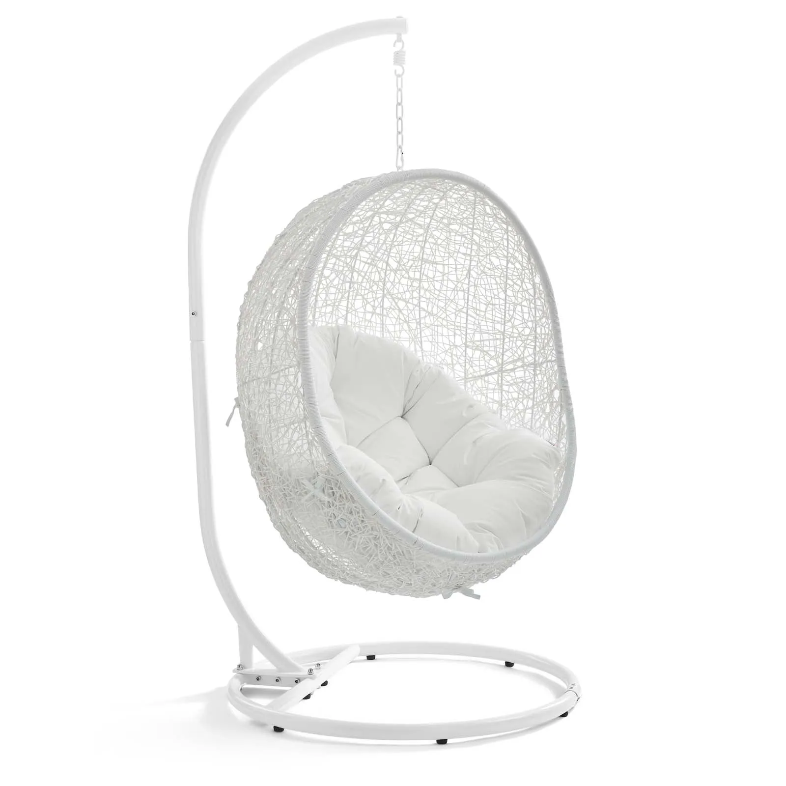 Egg Hammock Chair With Hanging Kits - Fastness Hanging Hide Outdoor Patio Swing Chair With Stand