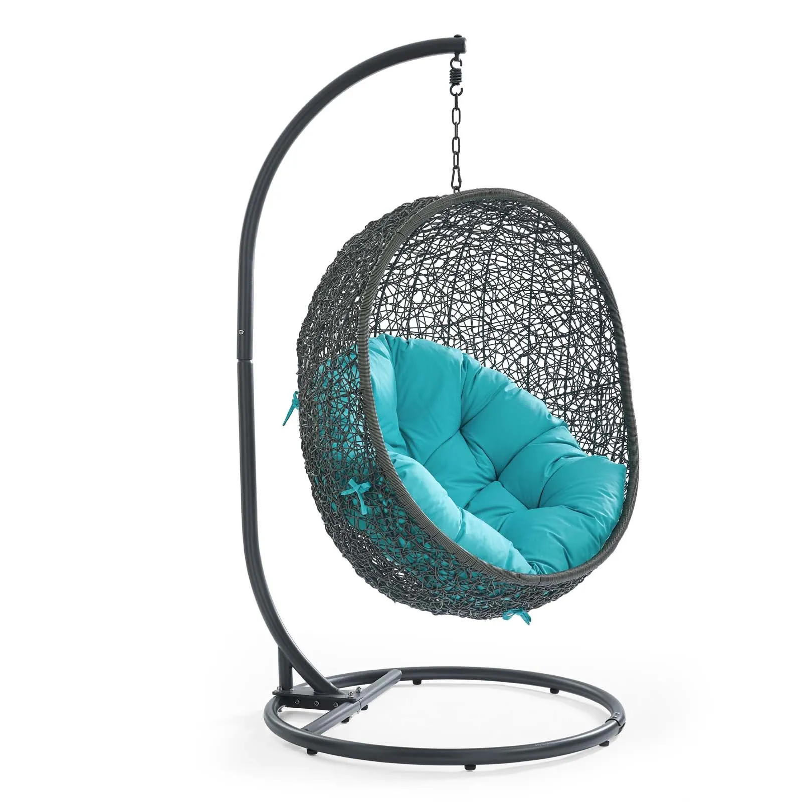 Egg Hammock Chair With Hanging Kits - Fastness Hanging Hide Outdoor Patio Swing Chair With Stand