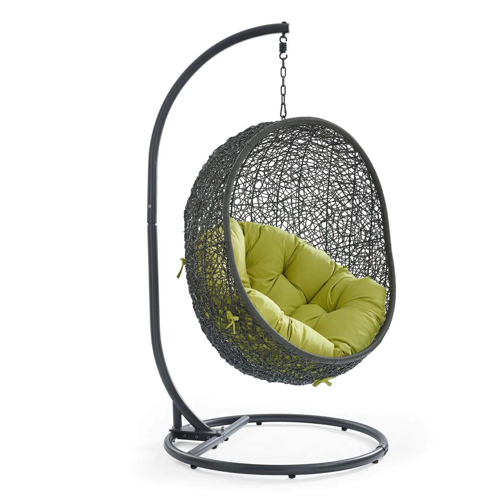 Egg Hammock Chair With Hanging Kits - Fastness Hanging Hide Outdoor Patio Swing Chair With Stand