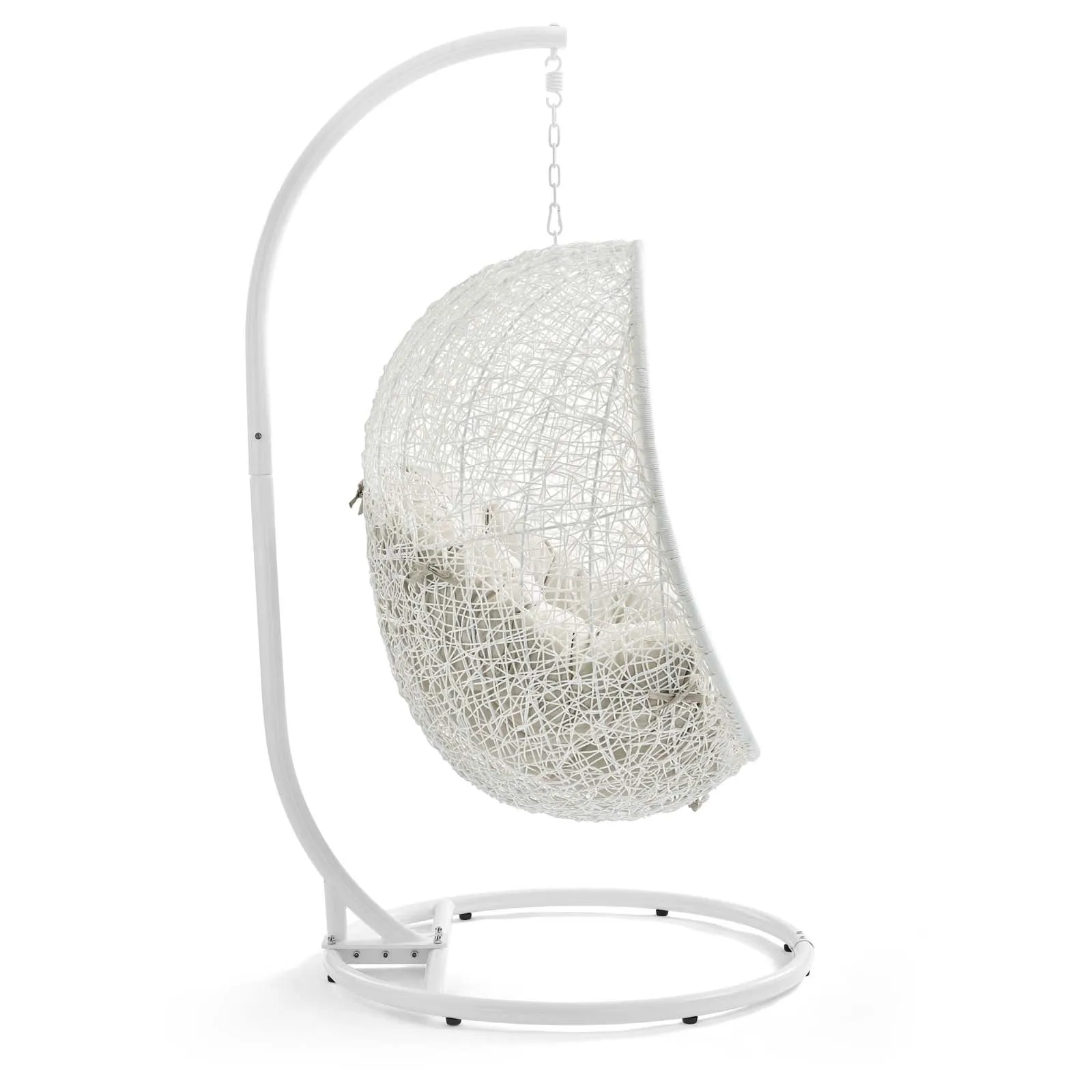 Egg Hammock Chair With Hanging Kits - Fastness Hanging Hide Outdoor Patio Swing Chair With Stand