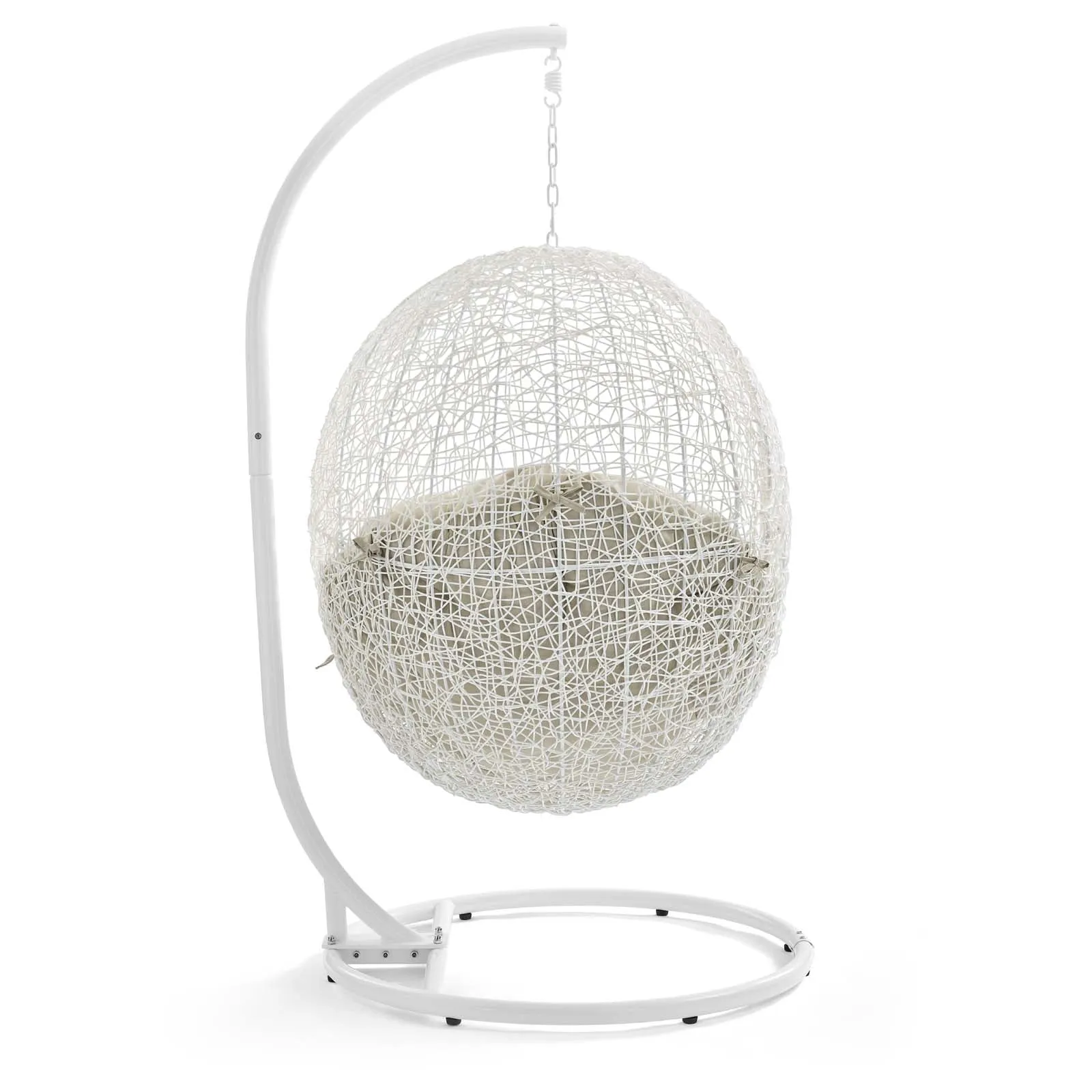 Egg Hammock Chair With Hanging Kits - Fastness Hanging Hide Outdoor Patio Swing Chair With Stand