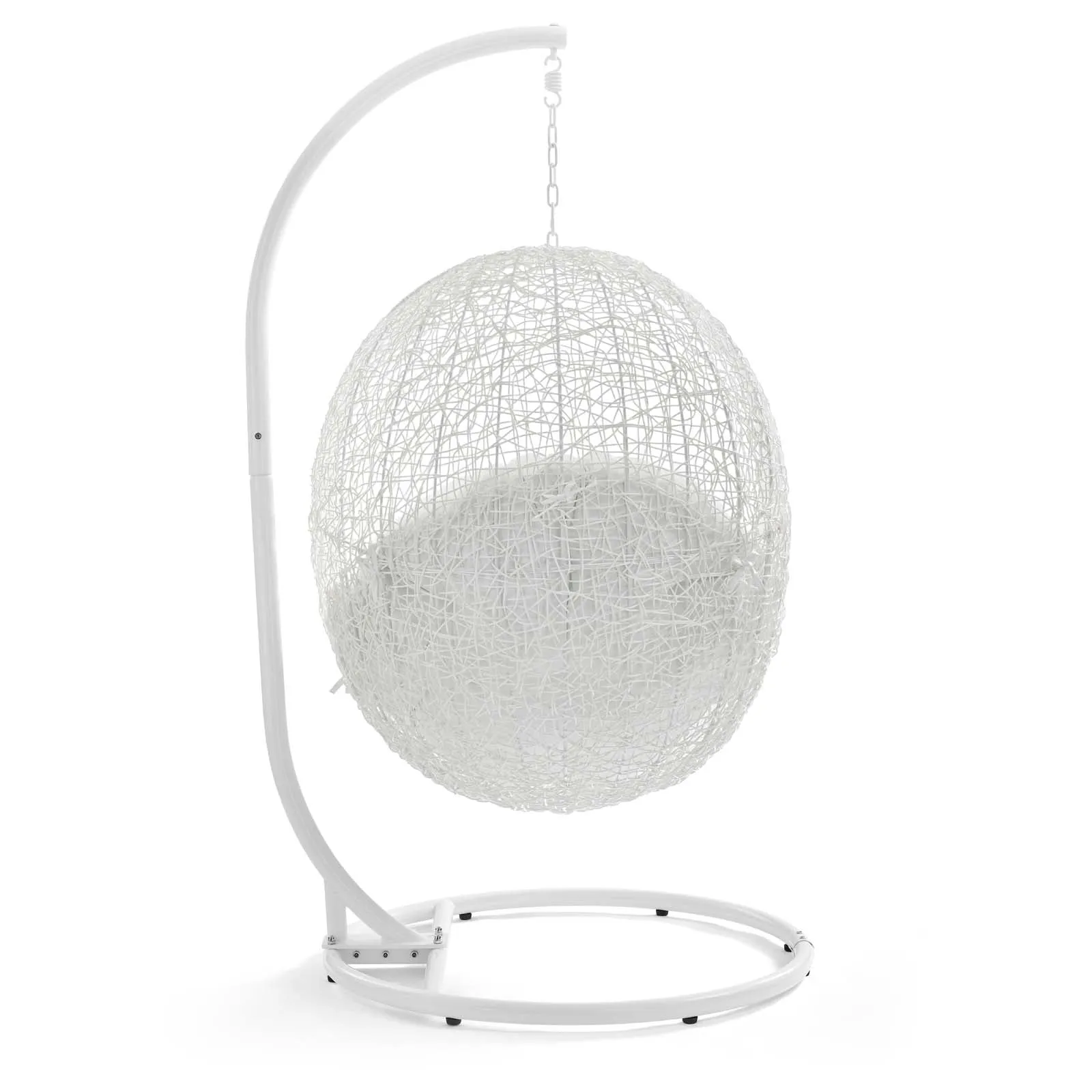 Egg Hammock Chair With Hanging Kits - Fastness Hanging Hide Outdoor Patio Swing Chair With Stand