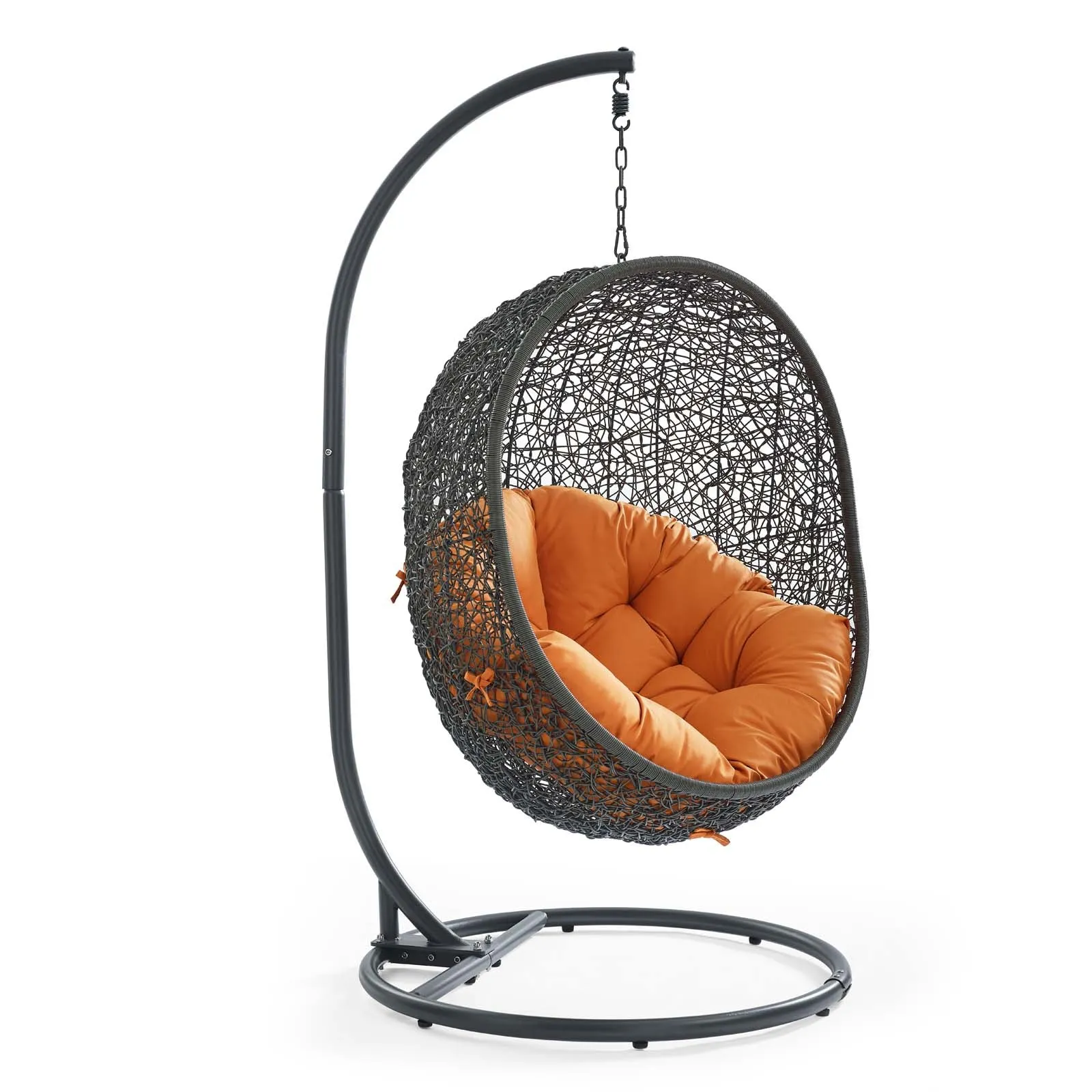 Egg Hammock Chair With Hanging Kits - Fastness Hanging Hide Outdoor Patio Swing Chair With Stand