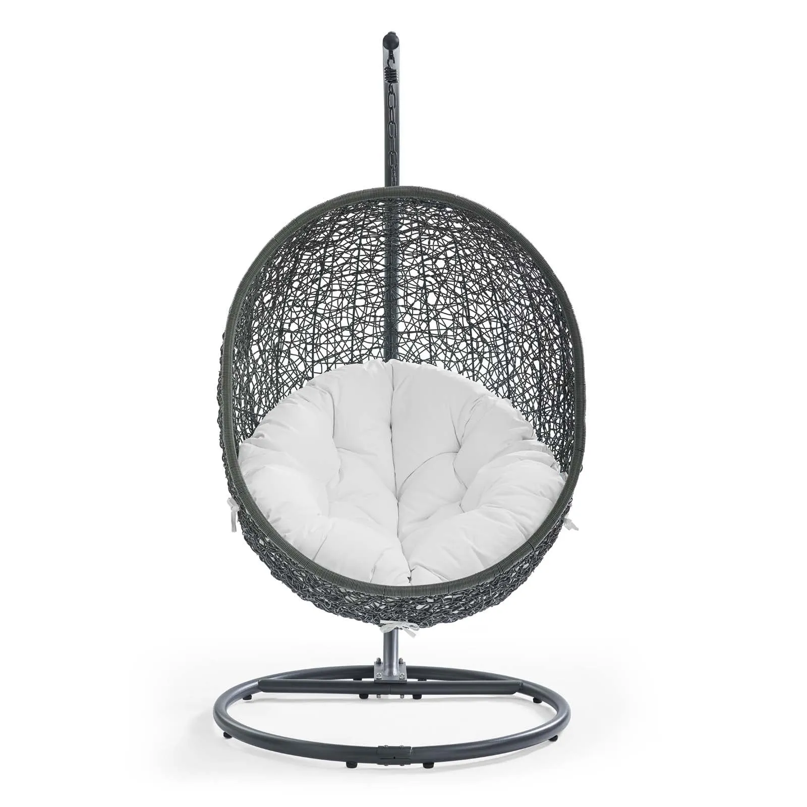 Egg Hammock Chair With Hanging Kits - Fastness Hanging Hide Outdoor Patio Swing Chair With Stand