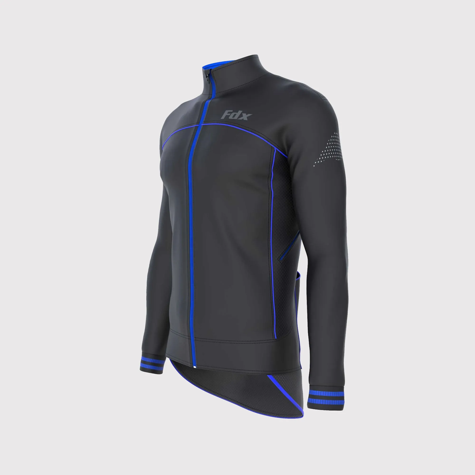 Fdx Apollux Blue Softshell Men's & Boy's Windproof Cycling Jacket