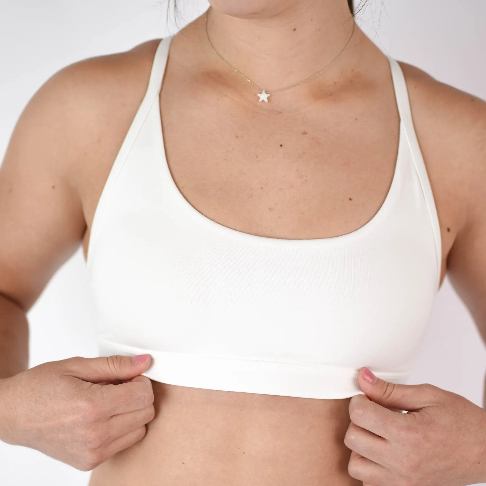 FLEO Cami Sports Bra - White