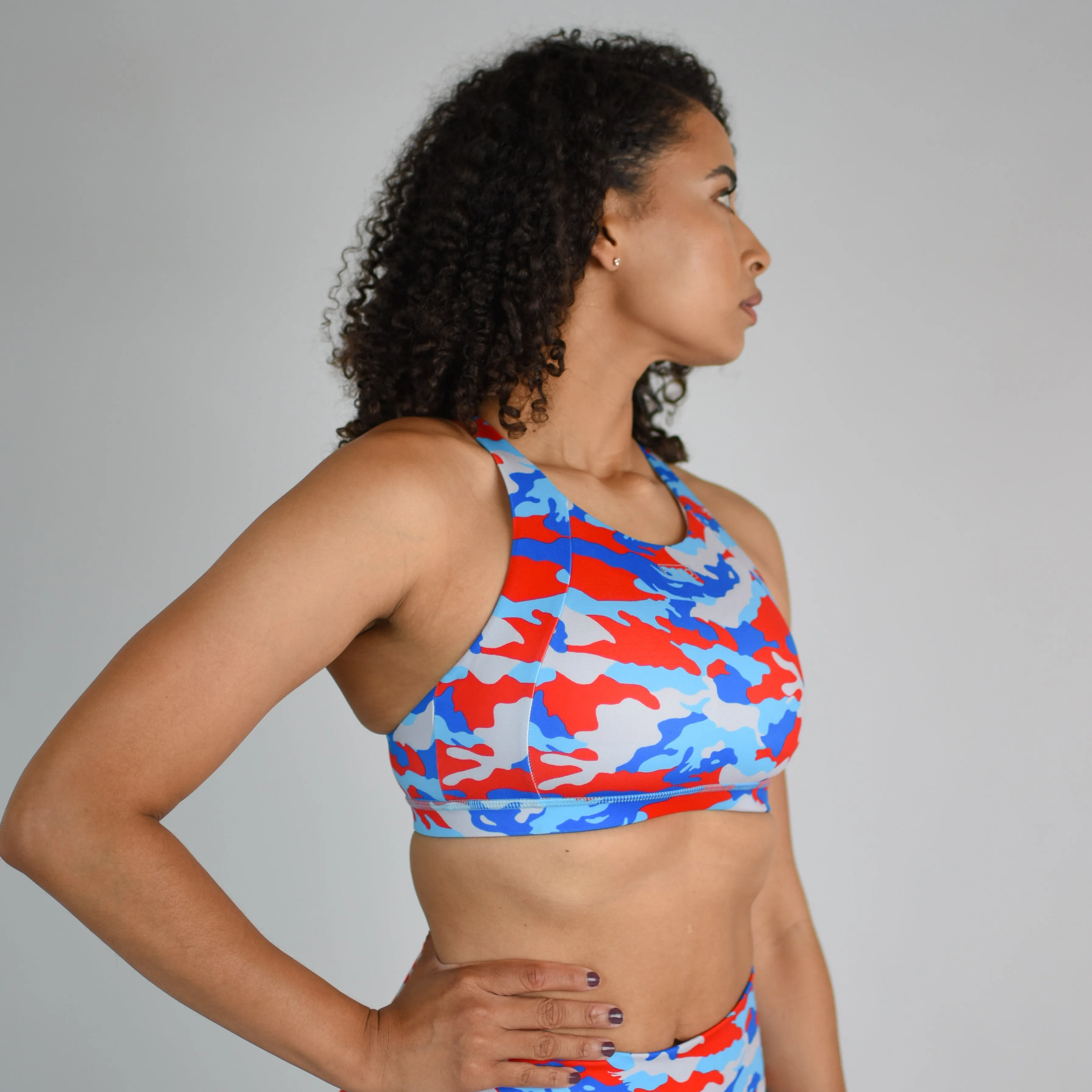 FLEO Jourdaine Sports Bra - Vivid Americamo