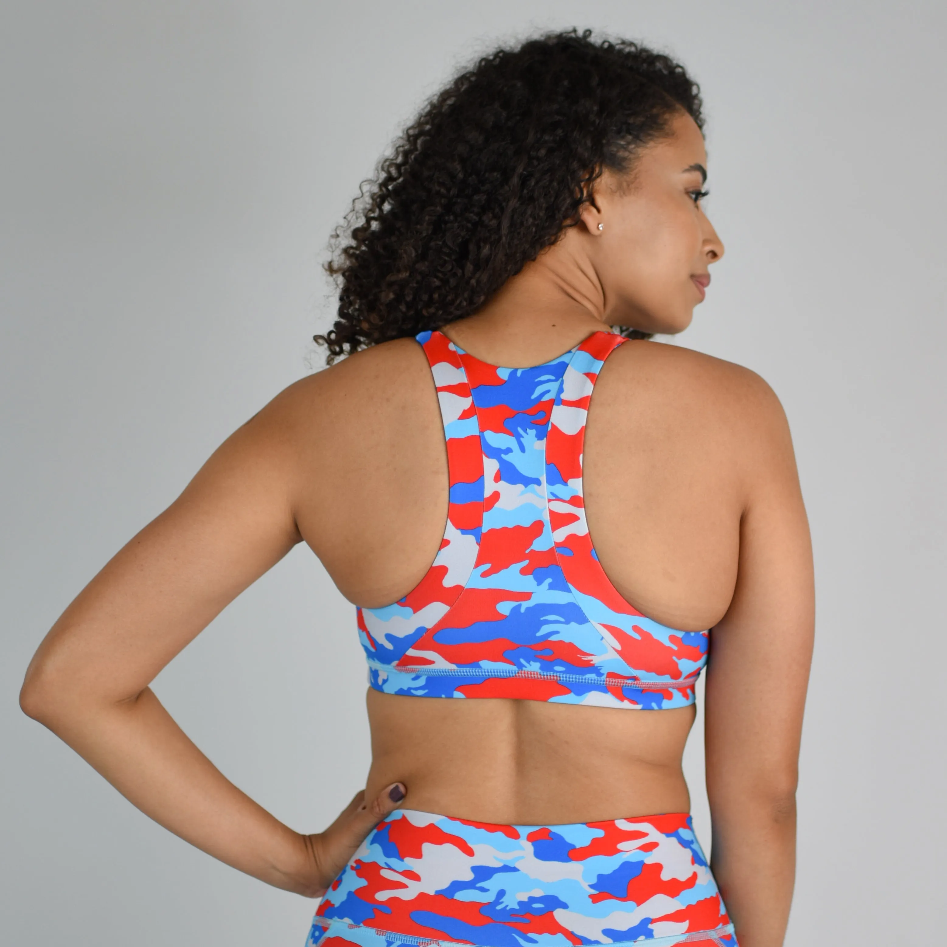 FLEO Jourdaine Sports Bra - Vivid Americamo