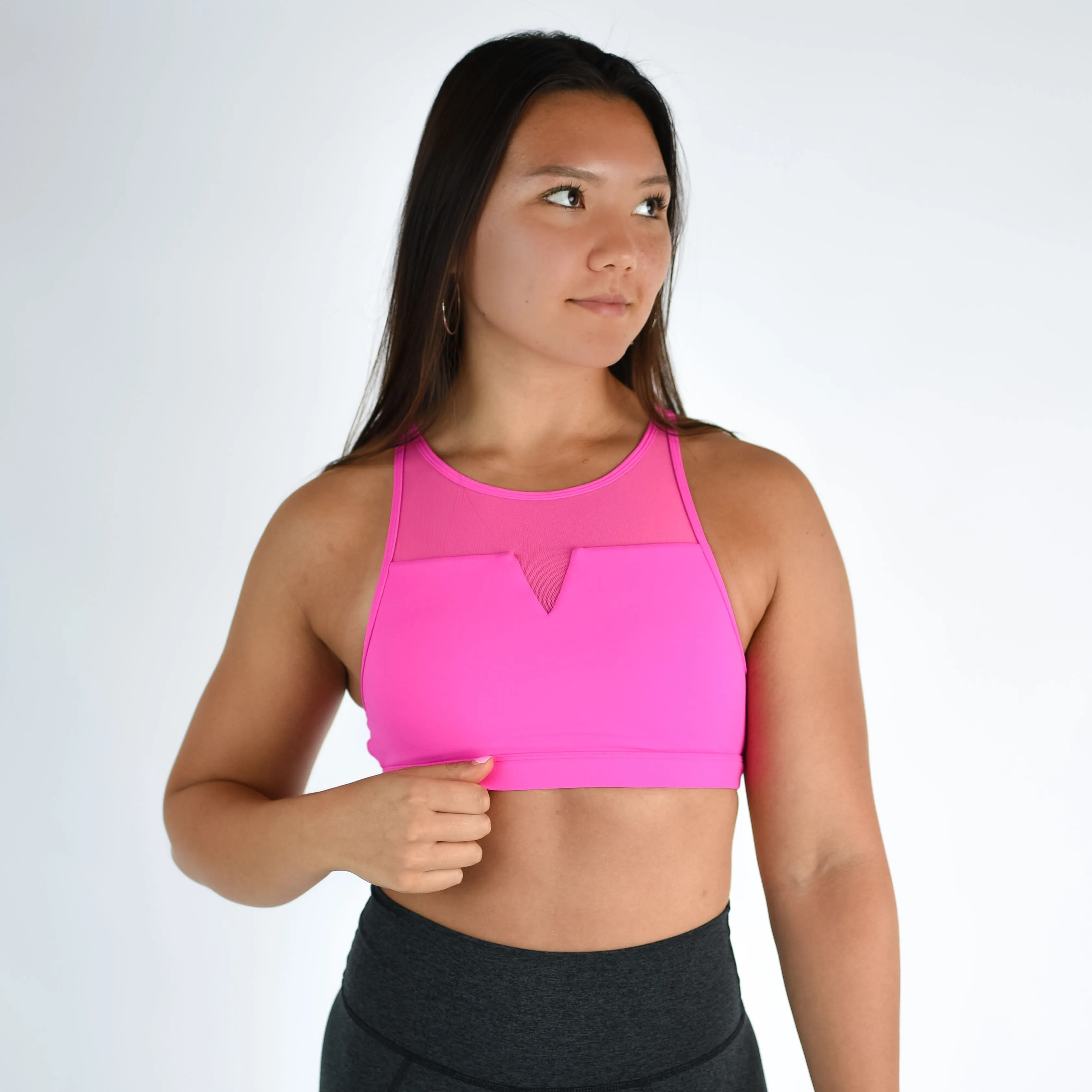 FLEO Maeve Sports Bra - Neon Pink