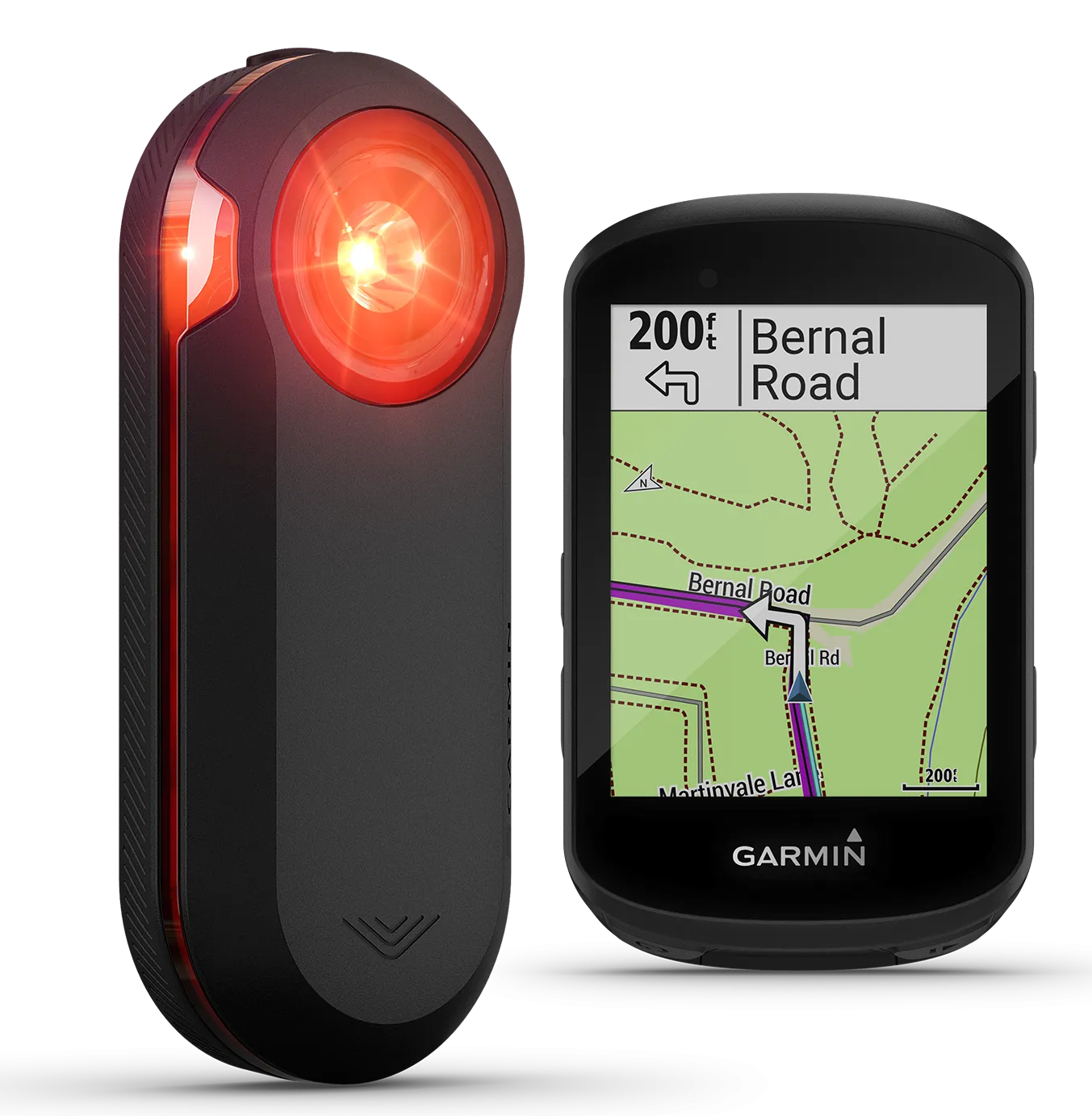 Garmin Edge 530 GPS Cycling Computer and Garmin Varia RTL515 Cycling Rearview Radar and Tail Light