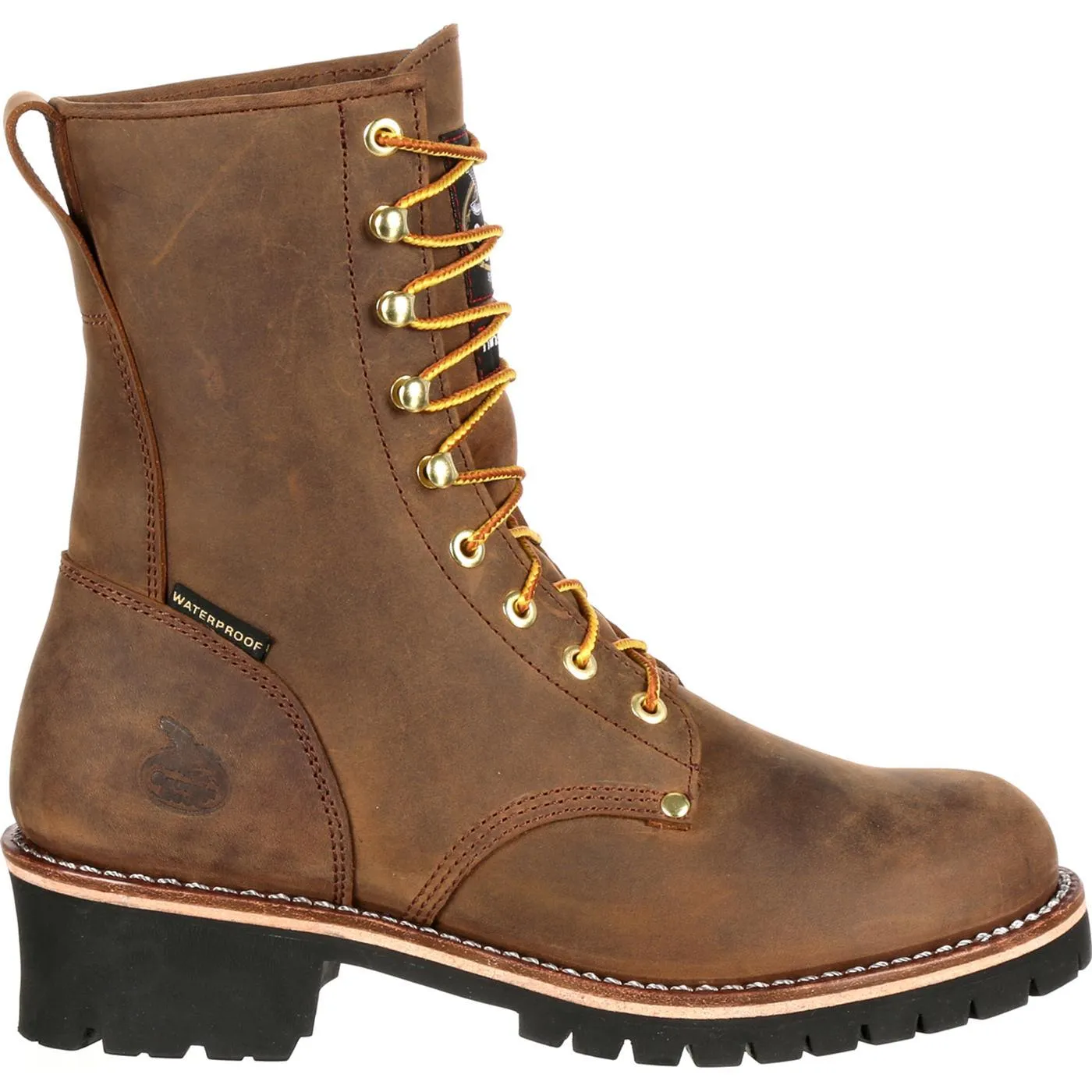 Georgia Boot Steel Toe Waterproof 400G Insulated Logger Work Boot