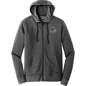 Grundy Senators New Era Tri-Blend Fleece Full-Zip Hoodie