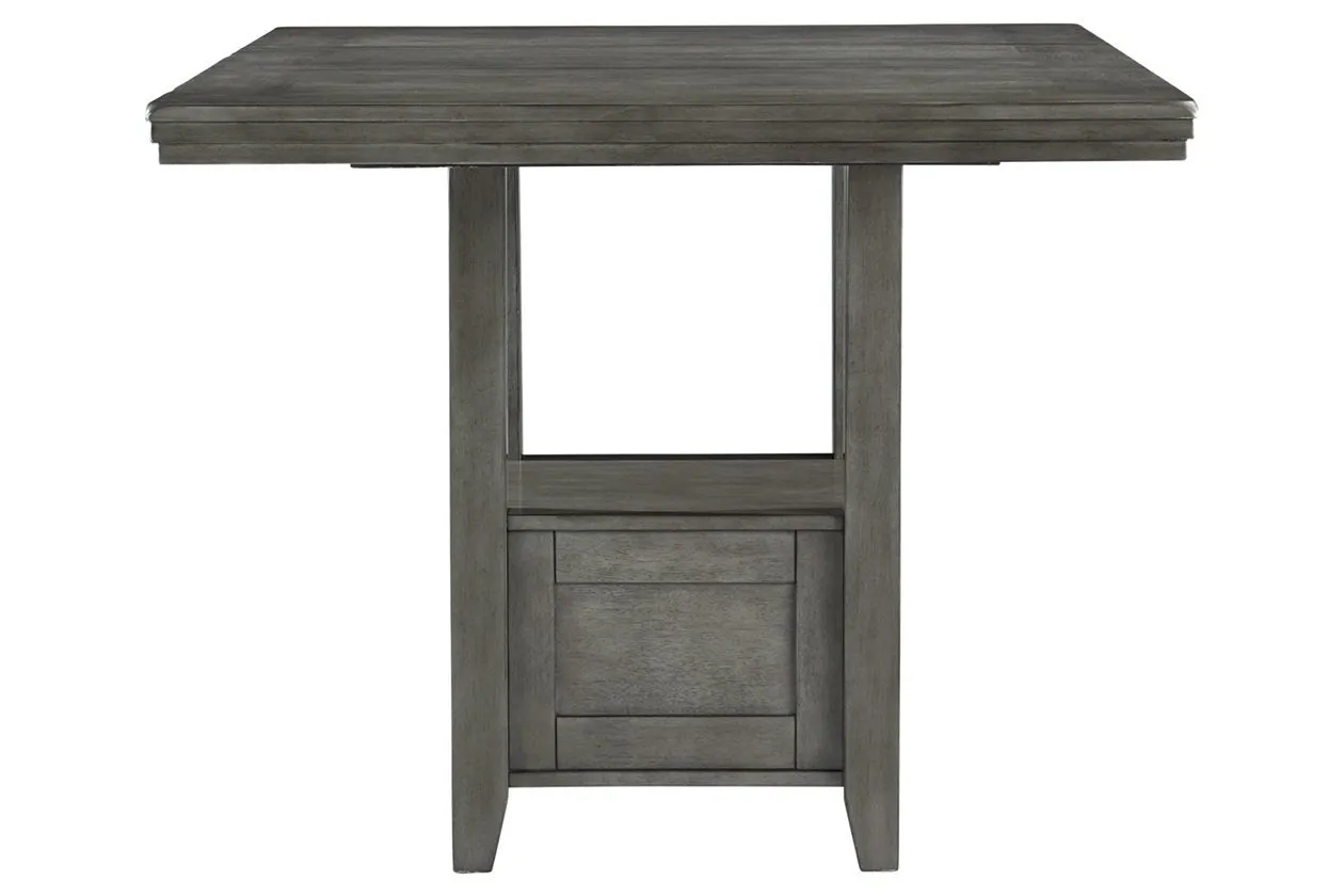 Hallanden Gray Counter Height Dining Extension Table