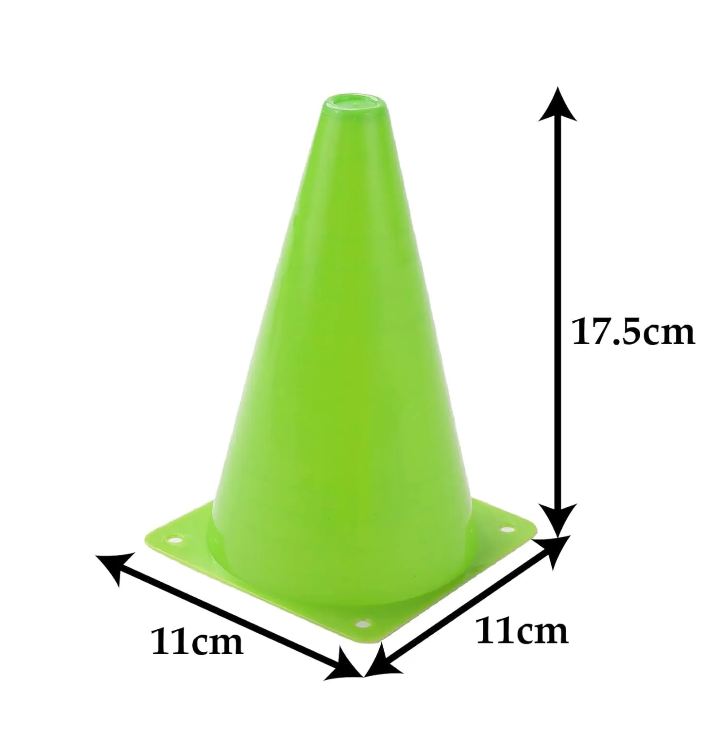 Kuber Industries Sports Agility Training Ground Marker Cone Pack of 36 (Multicolor)