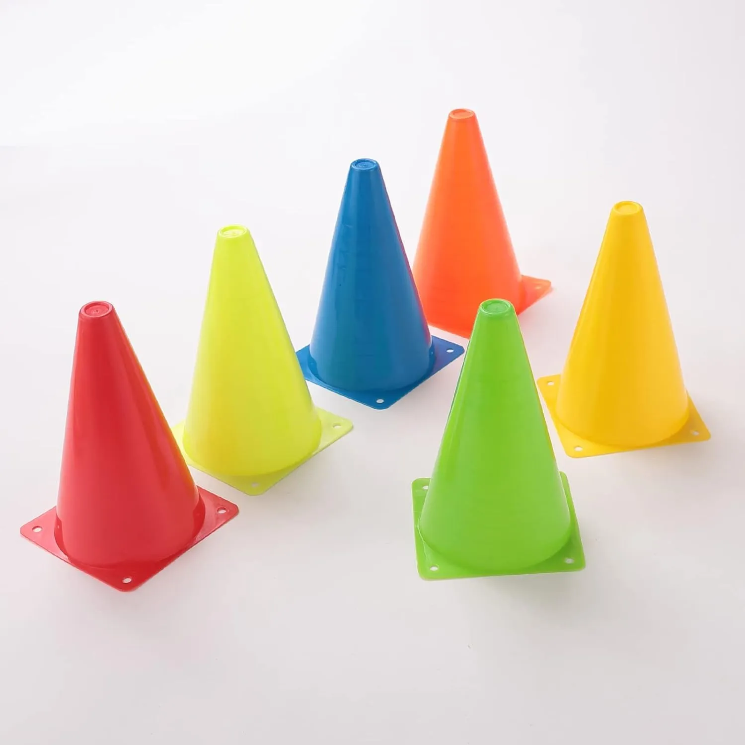 Kuber Industries Sports Agility Training Ground Marker Cone Pack of 36 (Multicolor)