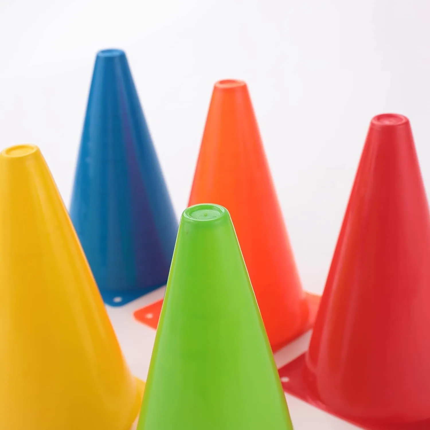 Kuber Industries Sports Agility Training Ground Marker Cone Pack of 36 (Multicolor)