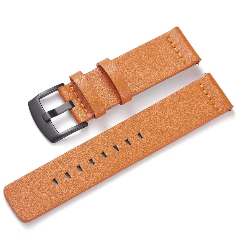 Leather Straps Compatible with the Garmin Vivomove HR & HR Sports