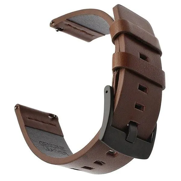 Leather Straps Compatible with the Garmin Vivomove HR & HR Sports