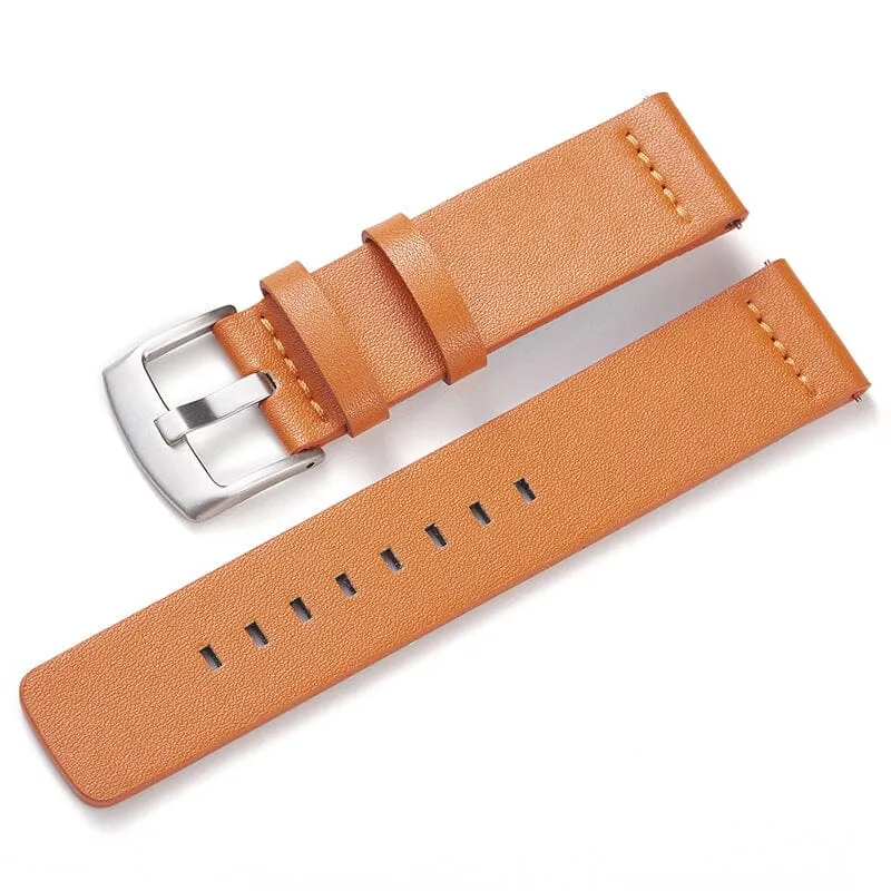 Leather Straps Compatible with the Garmin Vivomove HR & HR Sports