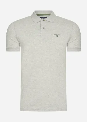 Lightweight sports polo - grey marl