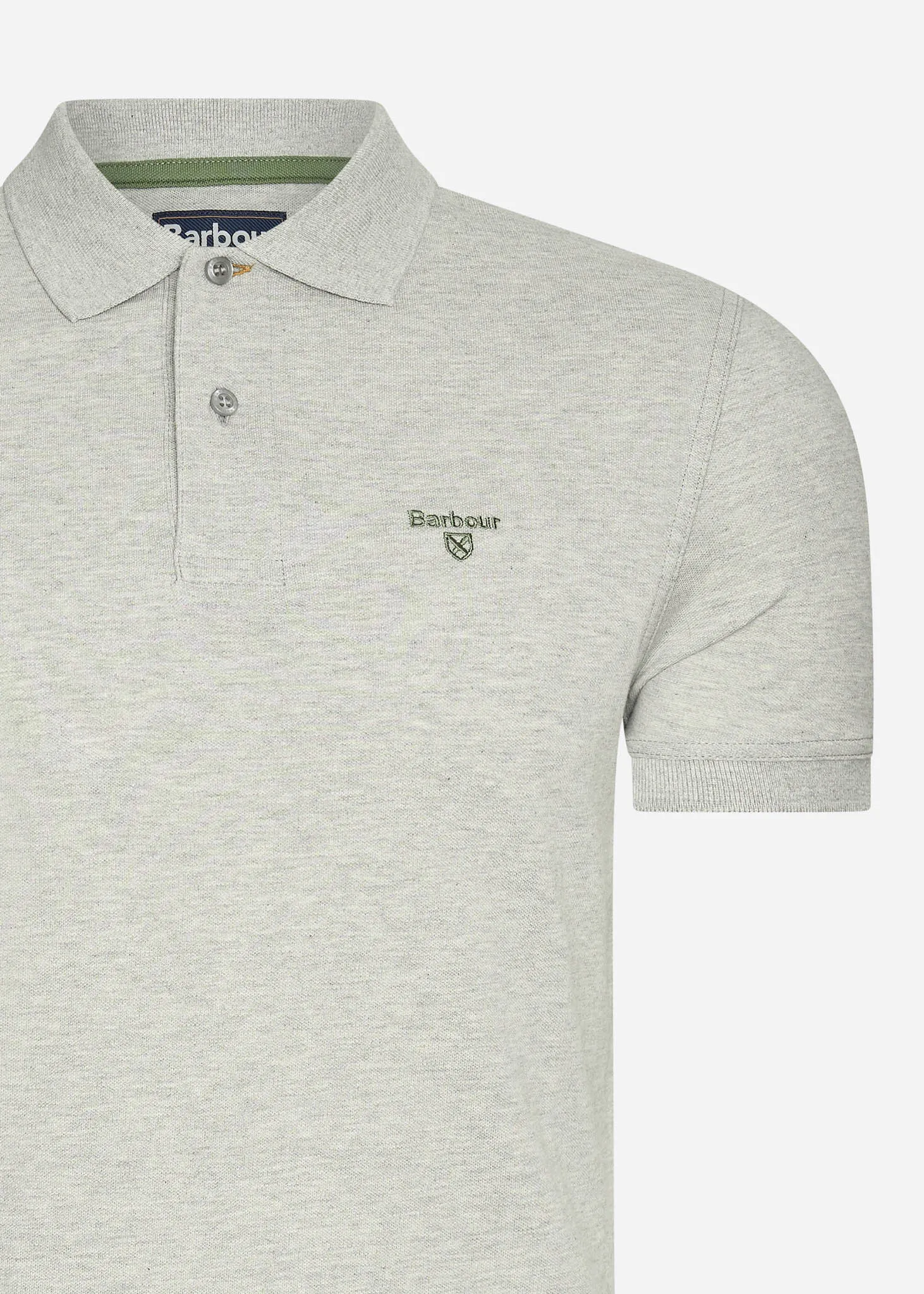 Lightweight sports polo - grey marl