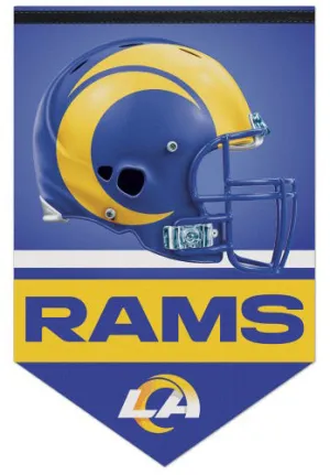 Los Angeles Rams Official NFL Football Team Premium Felt Banner - Wincraft Inc. 2020