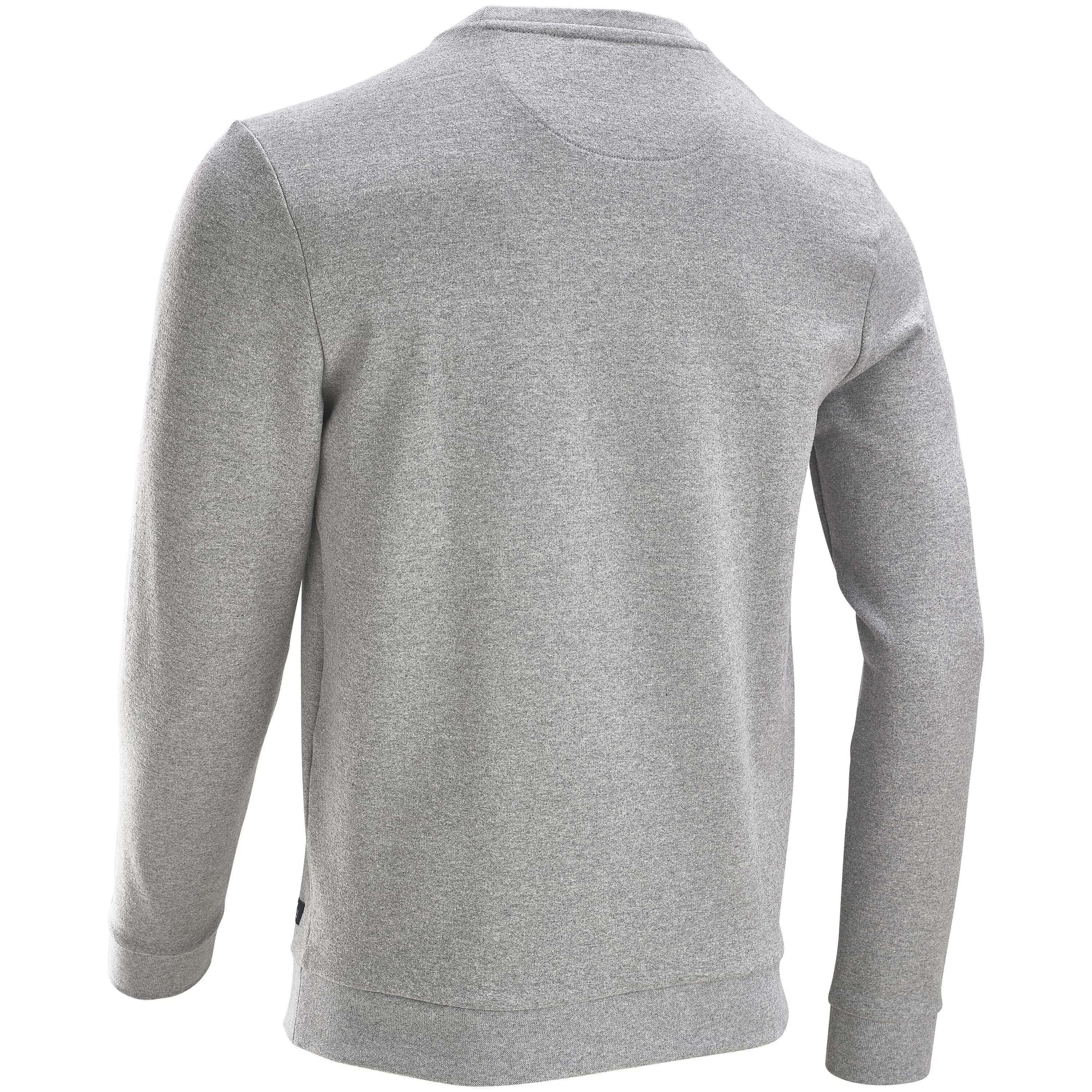 Made in France: Brigade du Pavé sweatshirt with racing number in gray VAN RYSEL