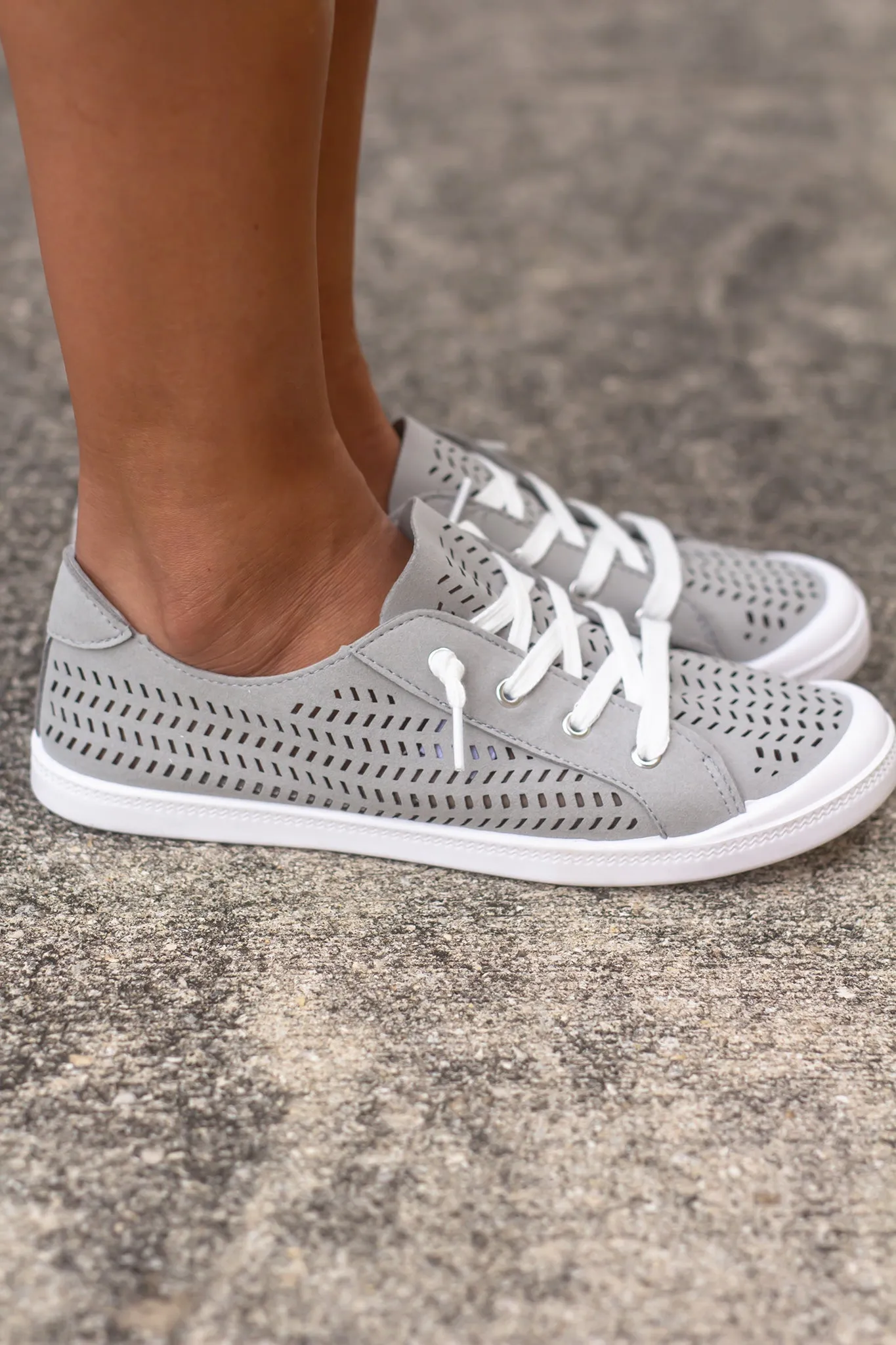 Marae Light Gray Sneakers