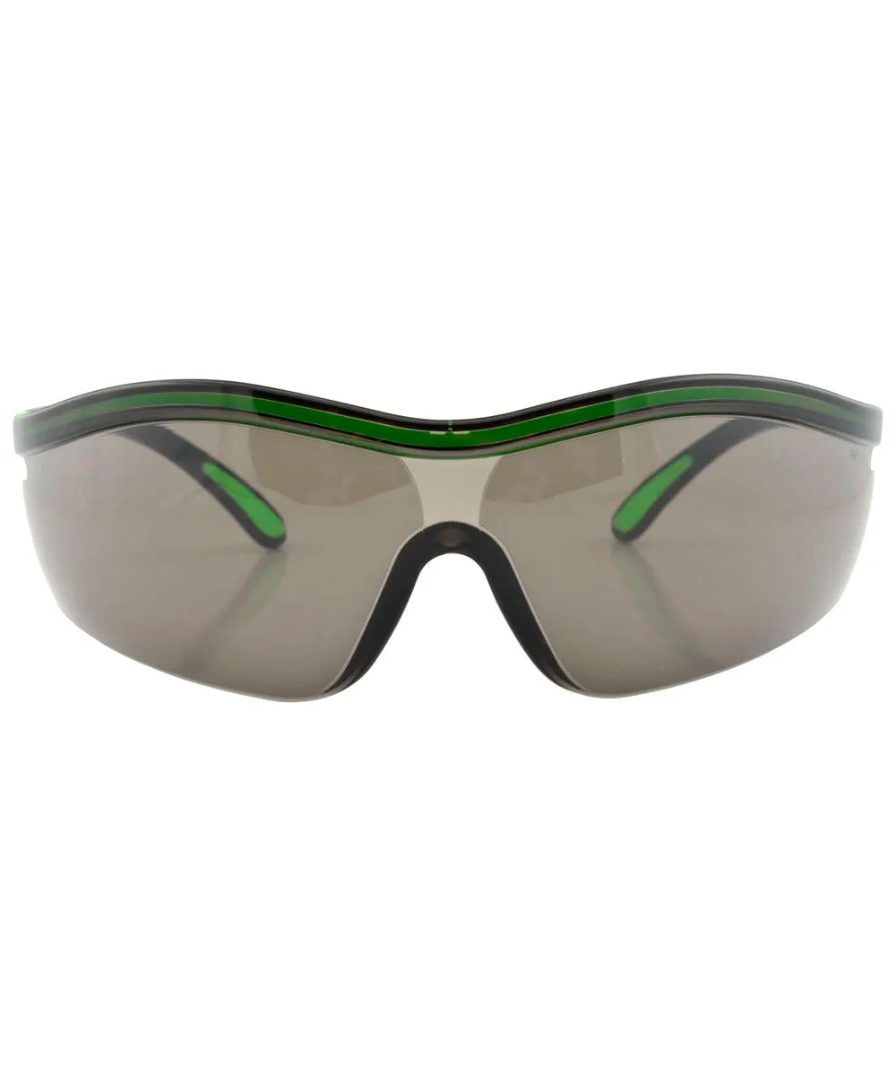 MEDIA Green Sports Sunglasses