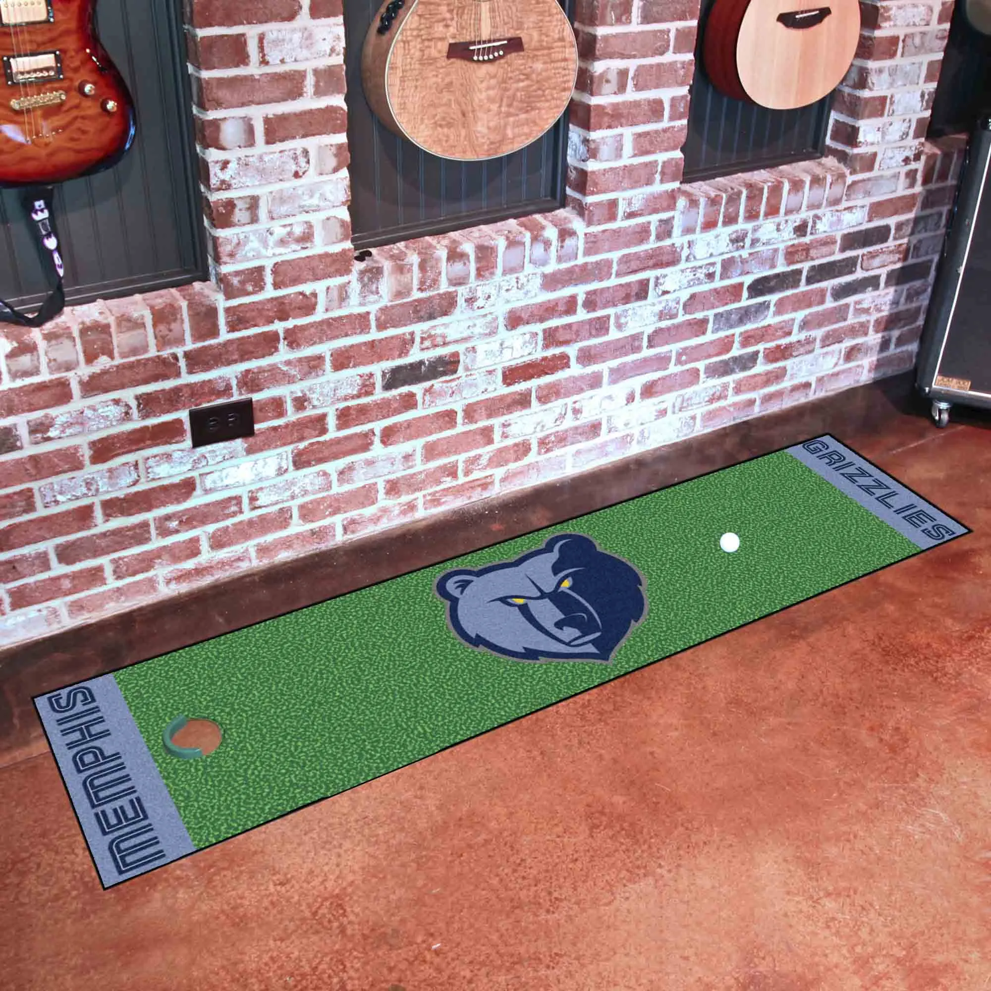 Memphis Grizzlies Putting Green Mat - 1.5ft. x 6ft.