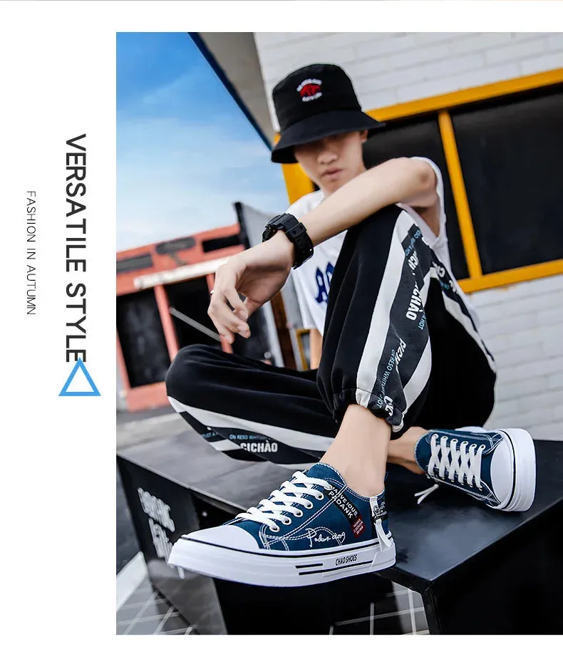 Men's Lightweight Breathable Casual Sneakers - Flat Sports Shoes for Men