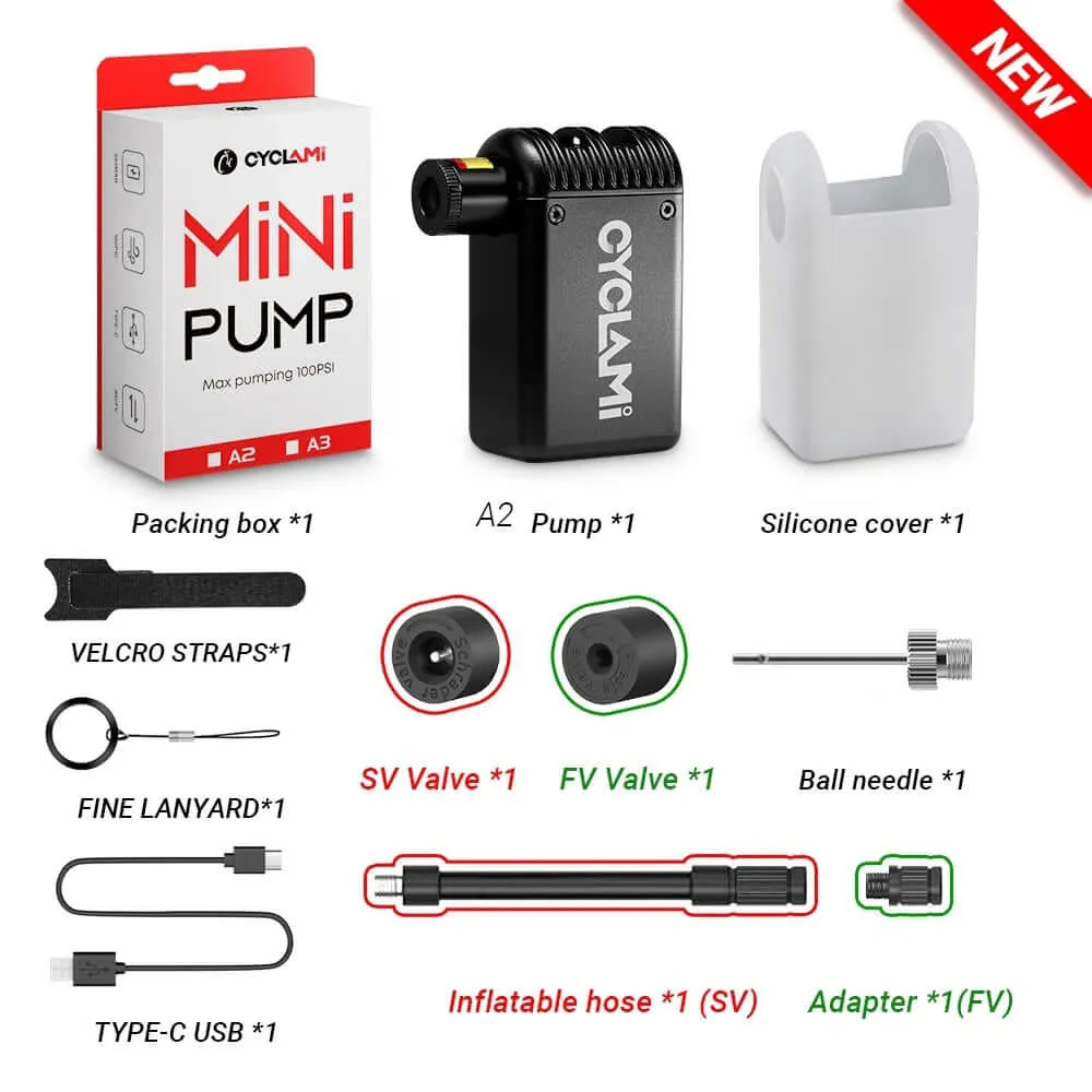 Mini Plus Cordless Portable Bicycle Pump