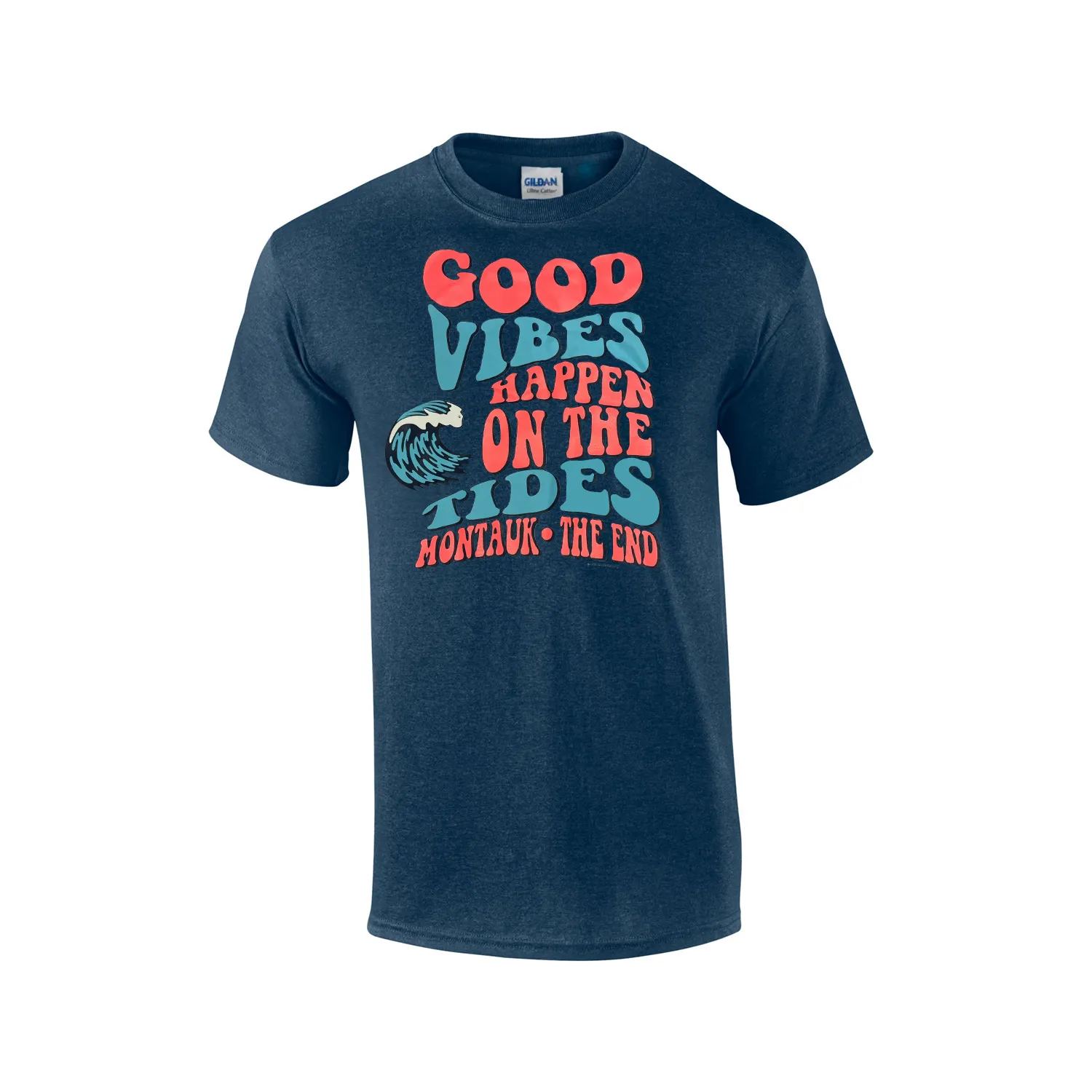 Montauk Surf and Sports Do It Your Way Good Vibes Adult Short Sleeve Shirt