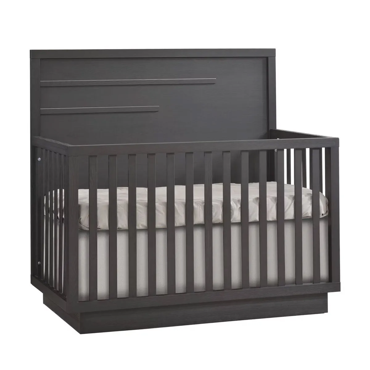 Natart Como Conv Crib with Horizontal Moulding