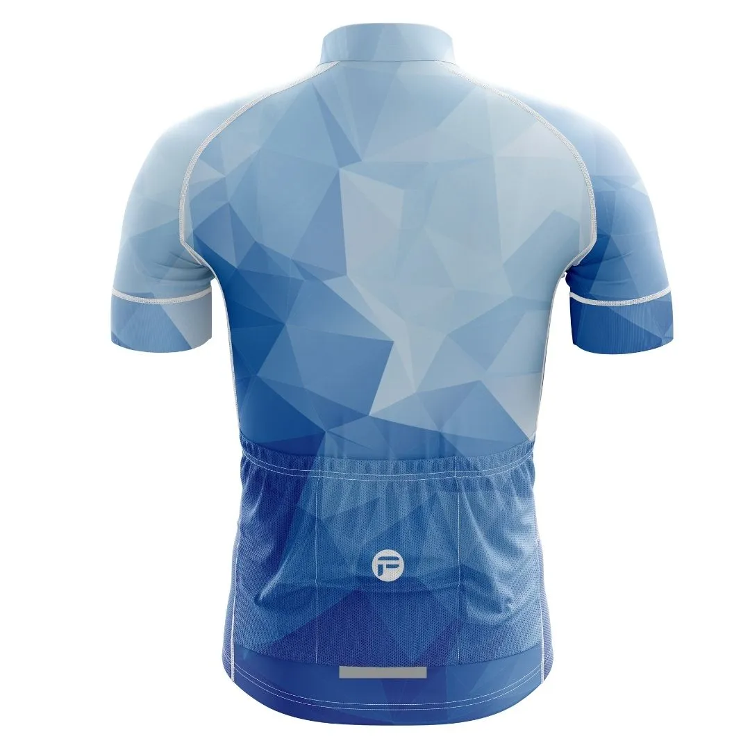 Ocean Blue | Men's Short Sleeve Cycling Jersey