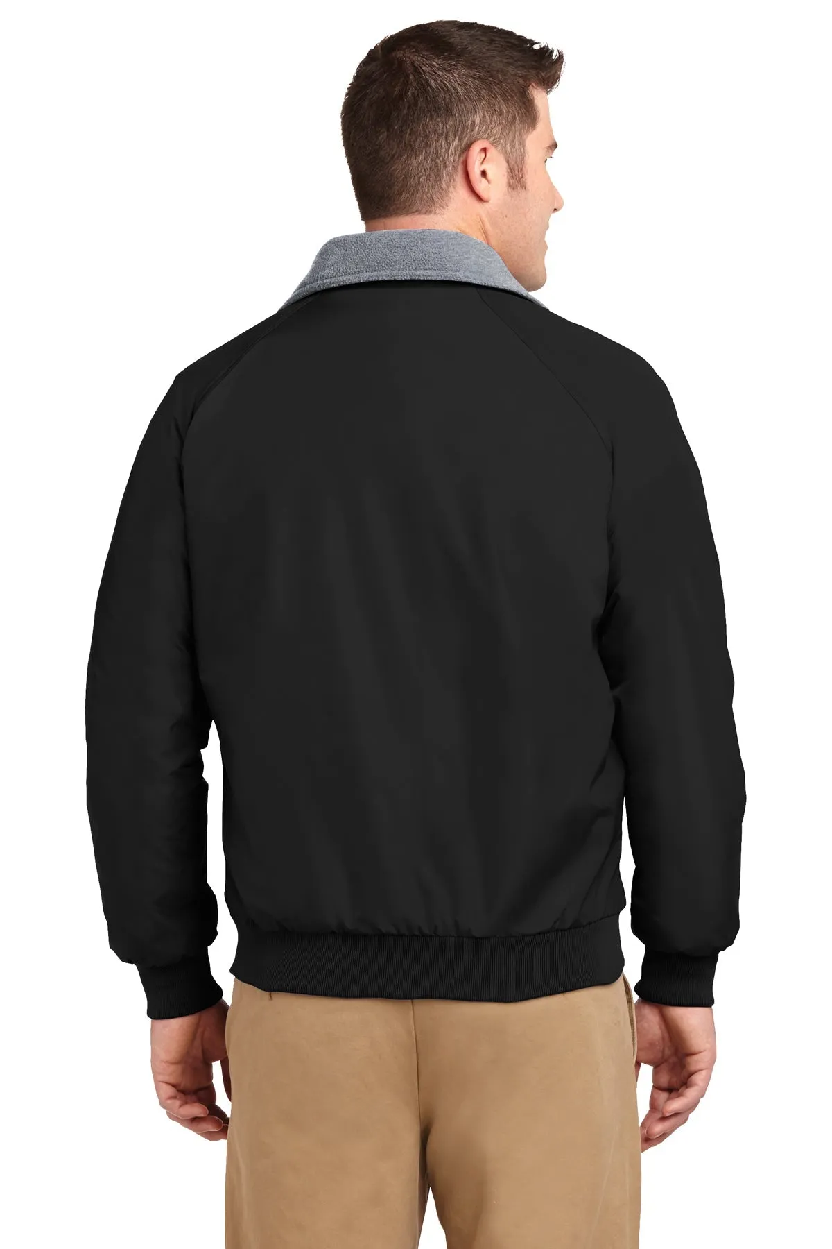 Port Authority Challenger Customized Jackets, True Black/ Grey Heather