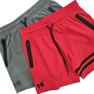 Quick Dry Accent Shorts - Red