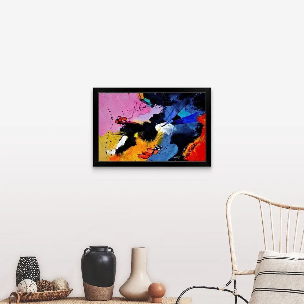 "Abstract 4631902" Black Framed Print